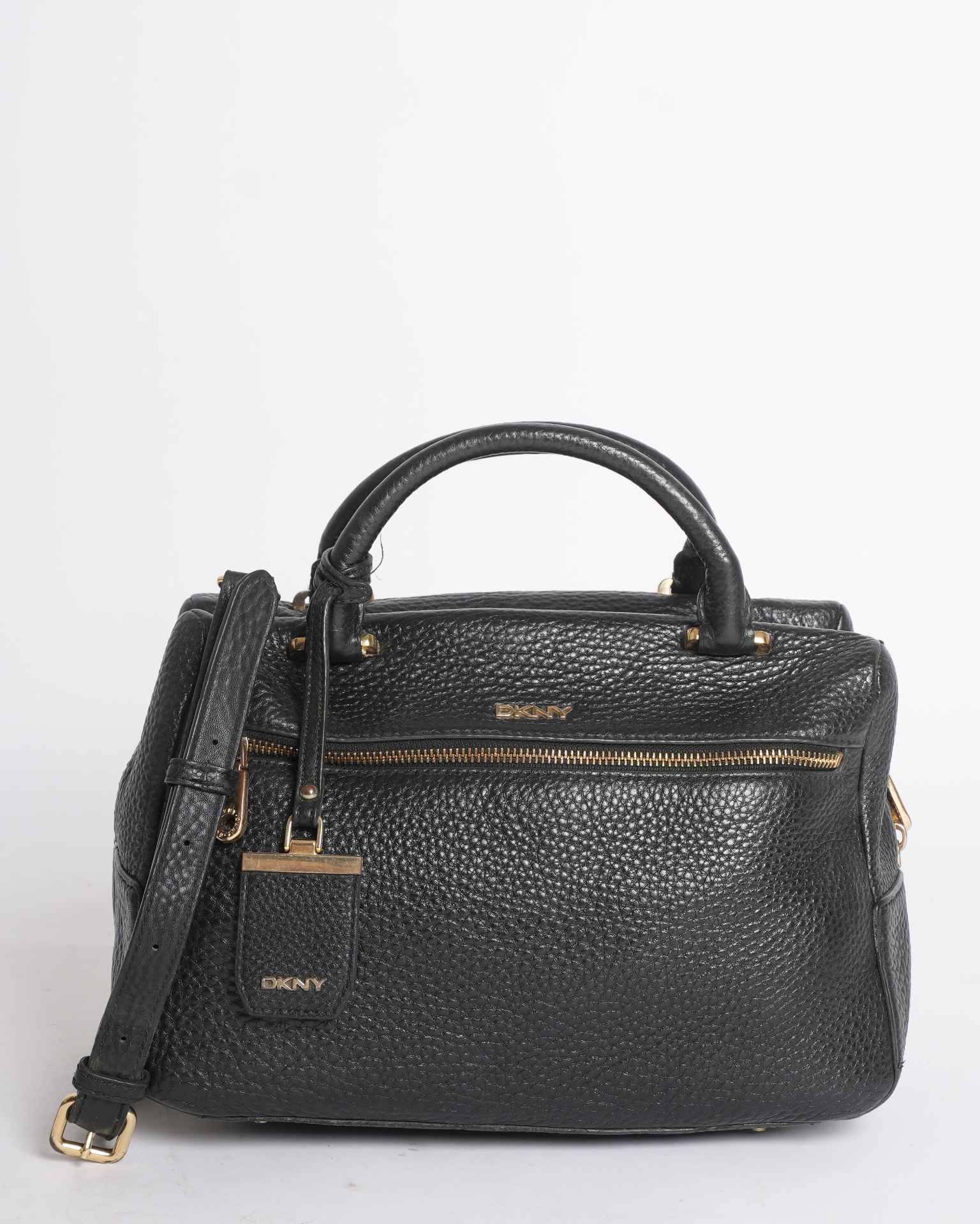Dkny textured leather bag