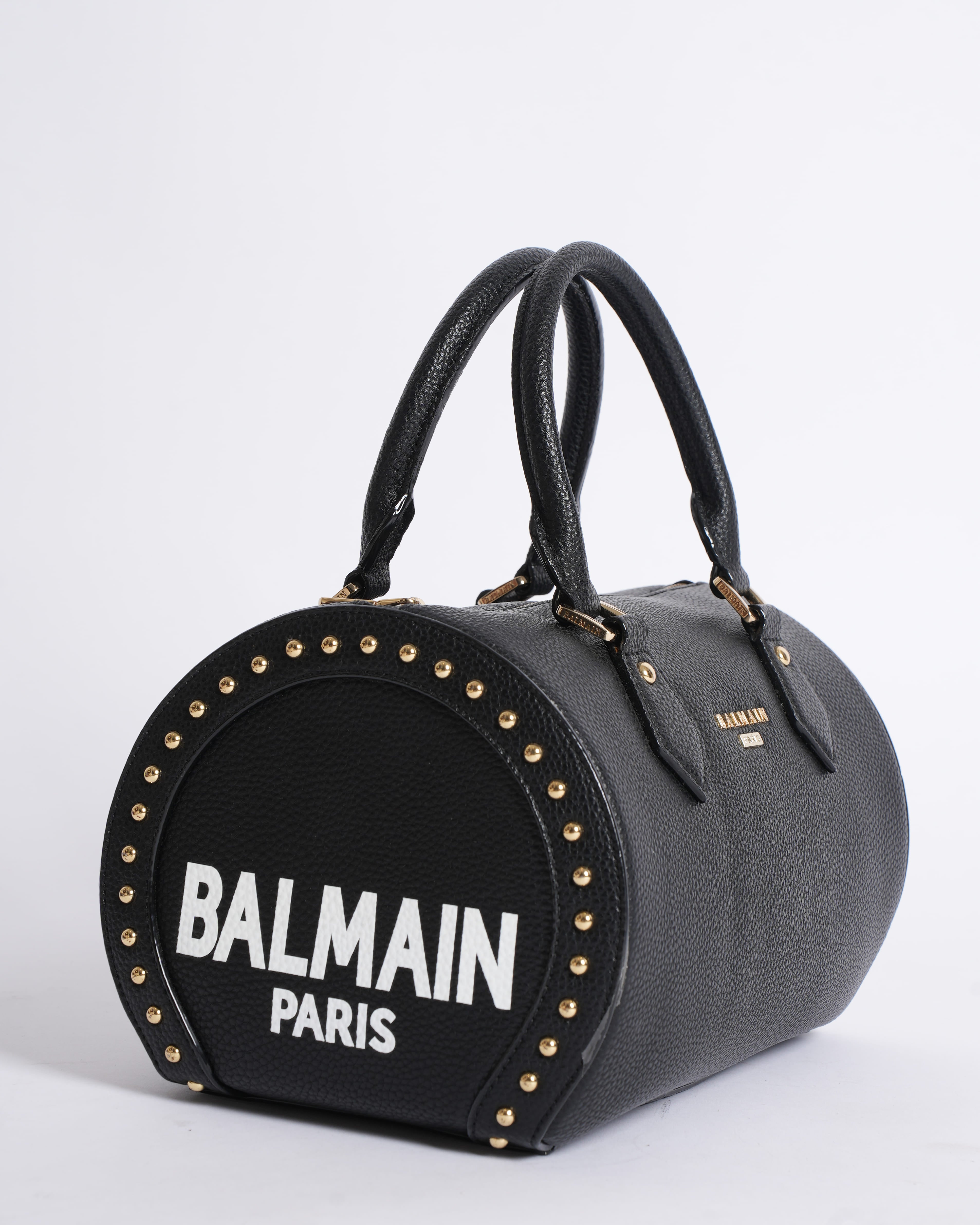 New Balmain Duffle Bag In Black