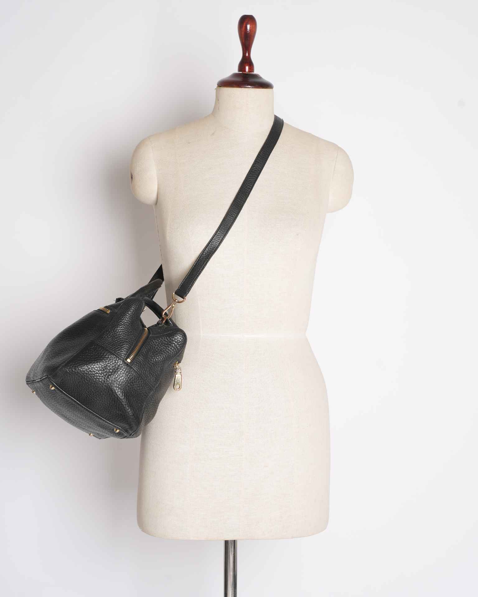 Dkny textured leather bag