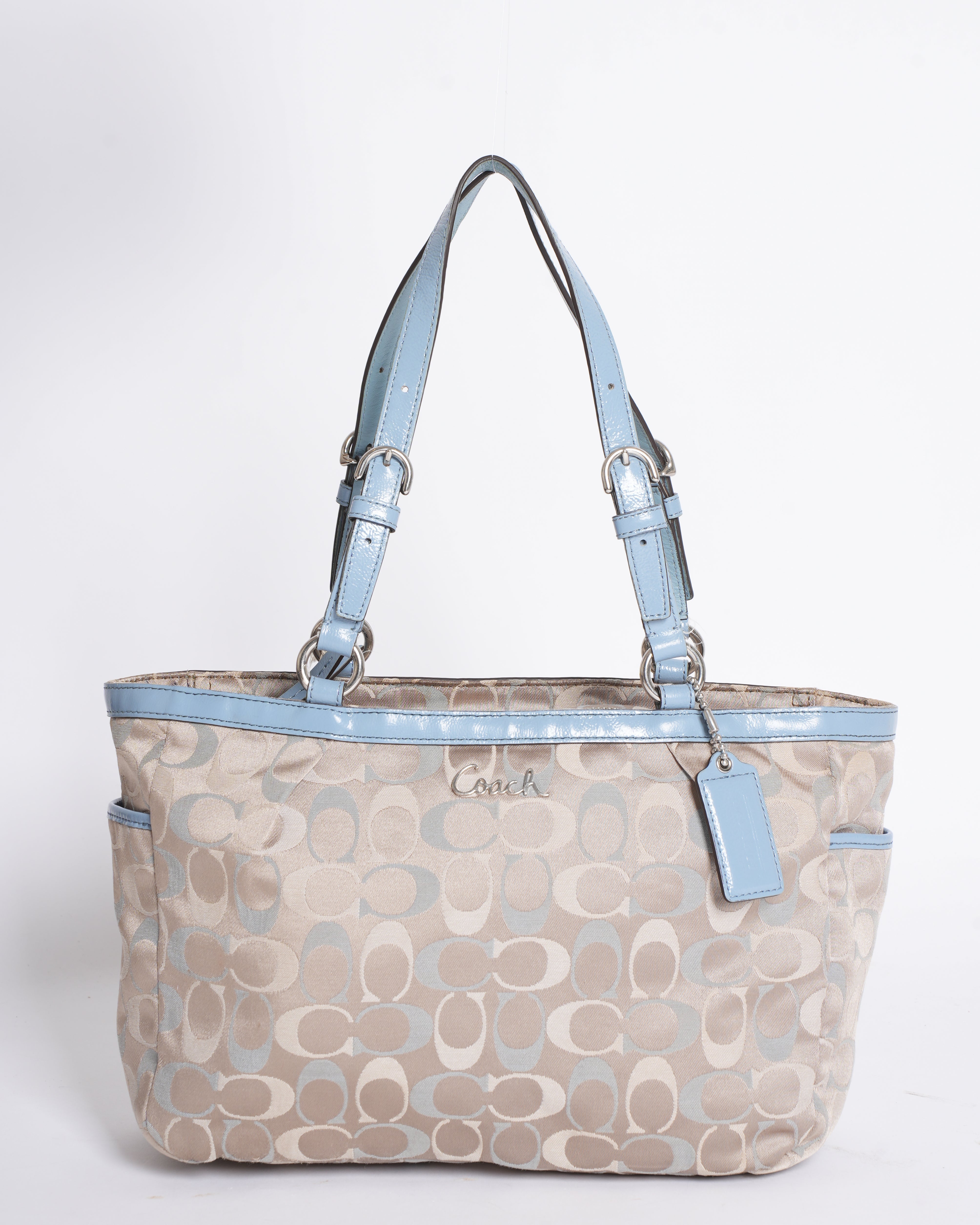 Coach Gallery Signature Monogram Handbag
