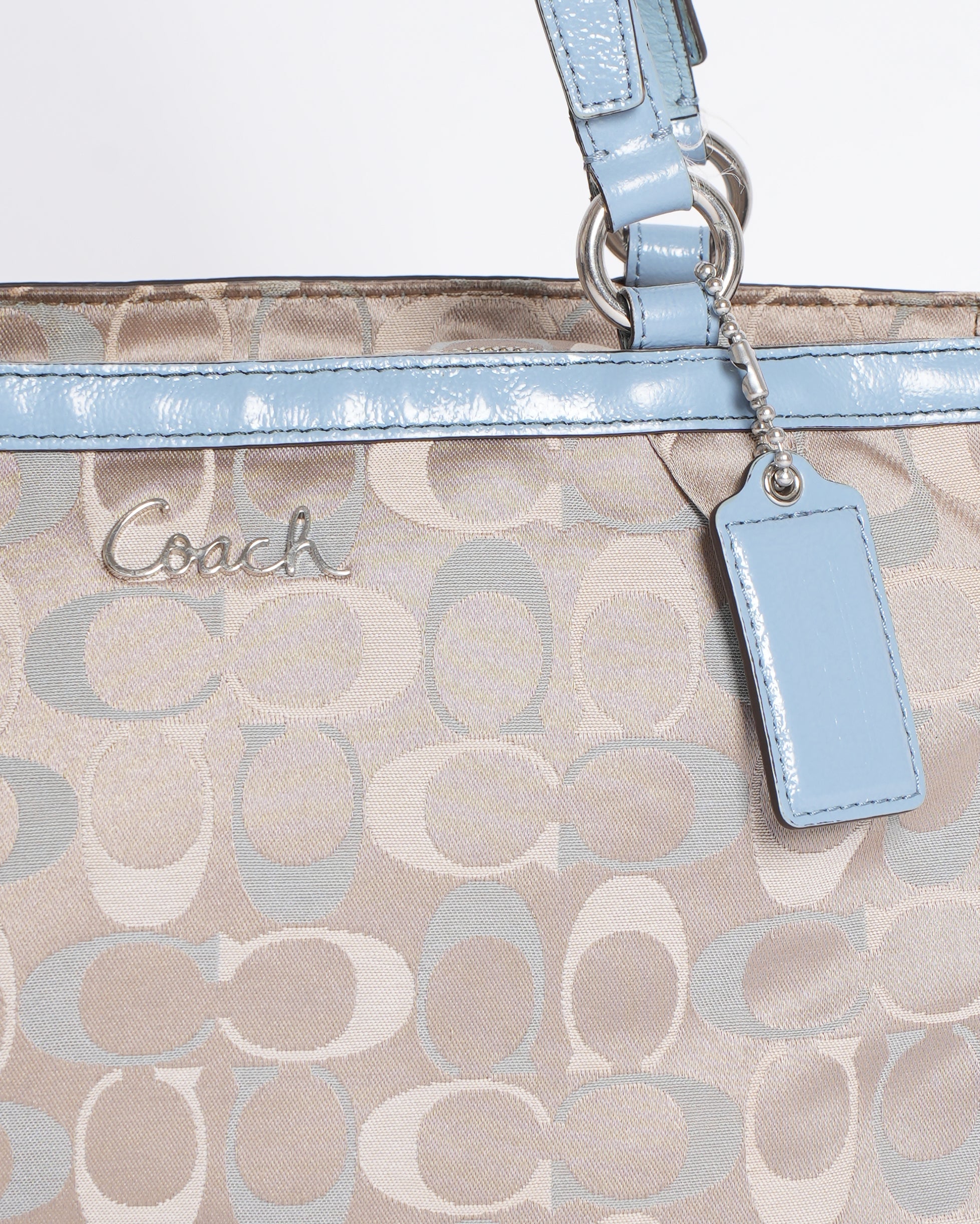 Coach Gallery Signature Monogram Handbag