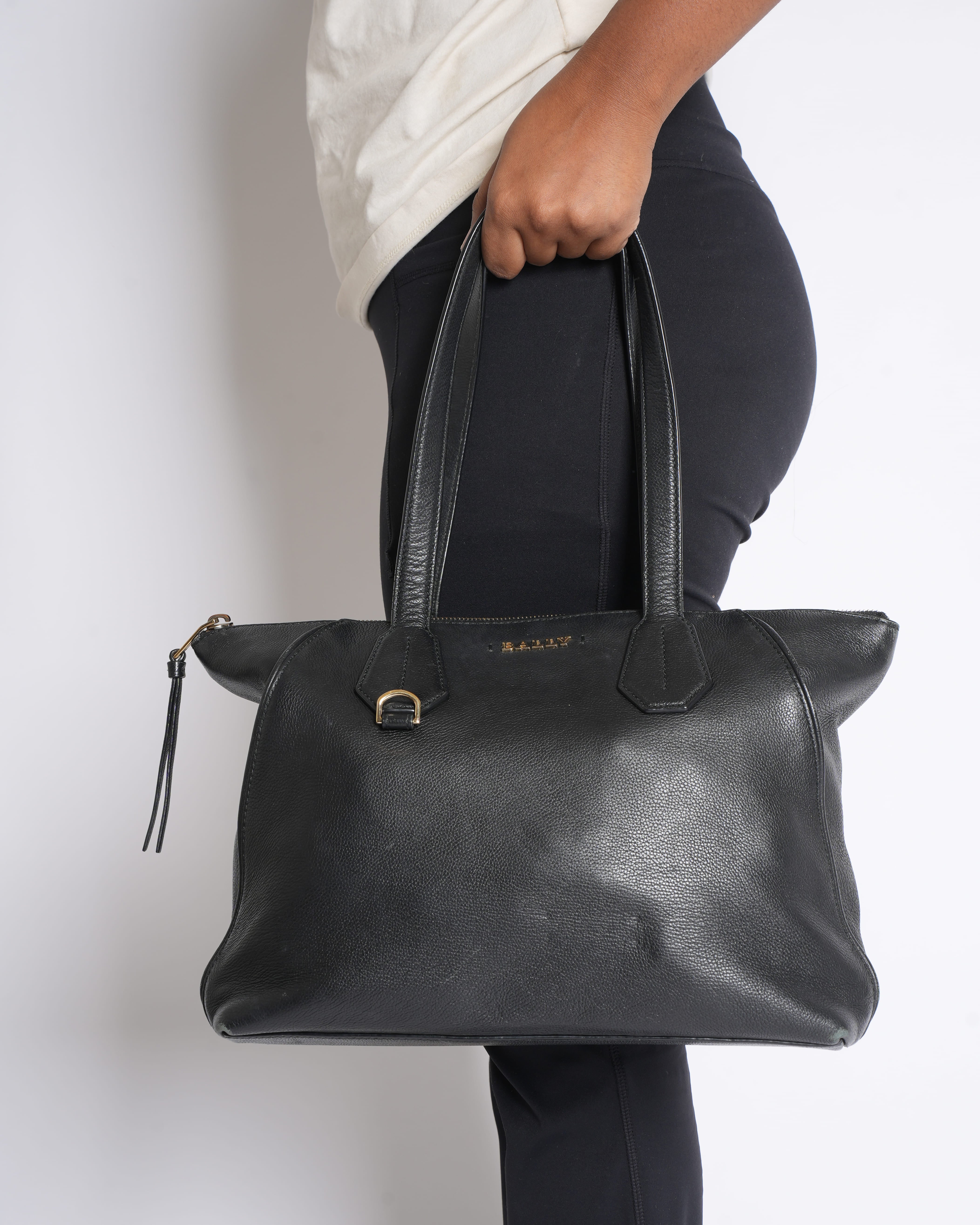 Bally Calibiri Tote Pebble Bag