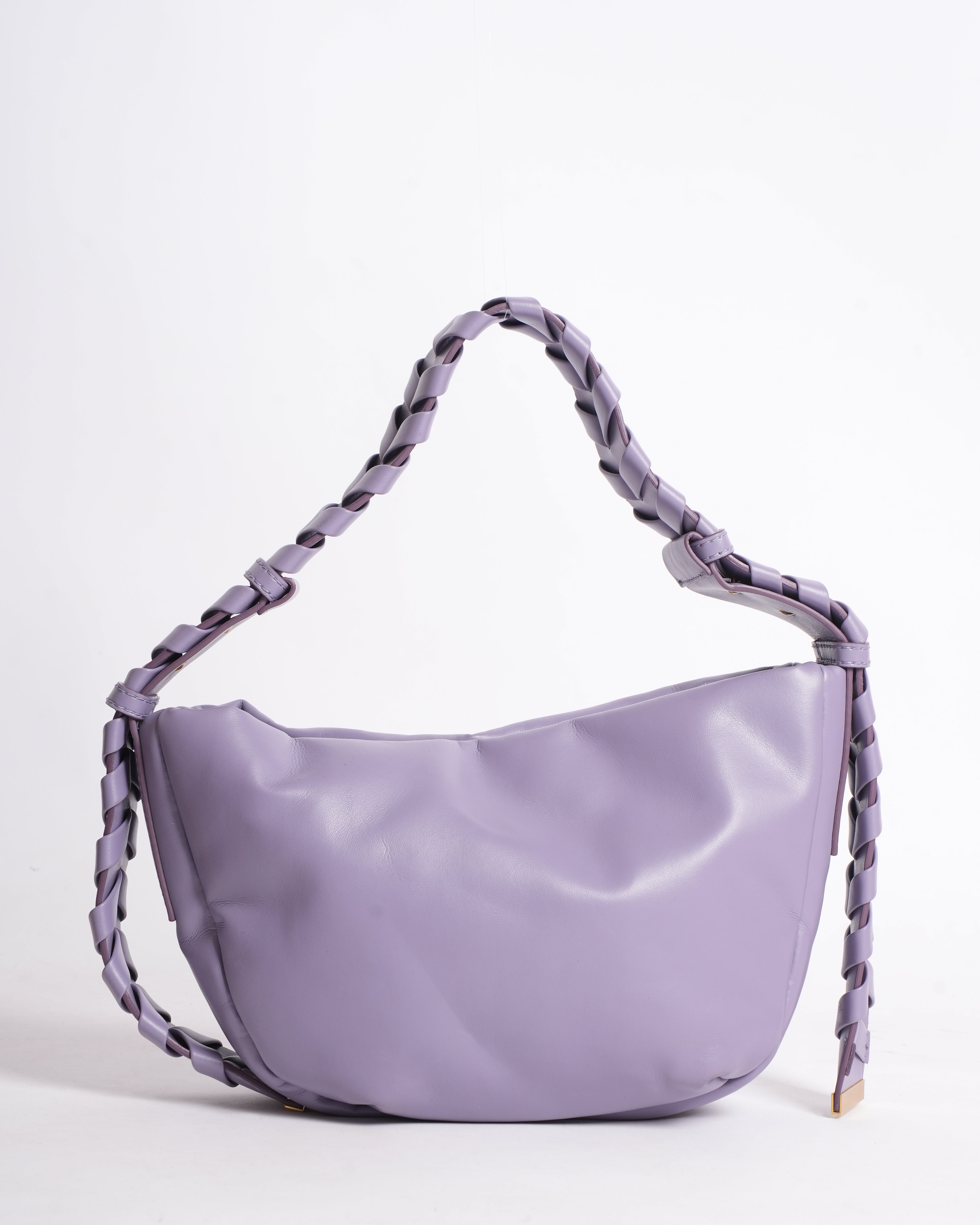 NEW Stella McCartney Hobo Puffy Small Shoulder Bag In Lilac