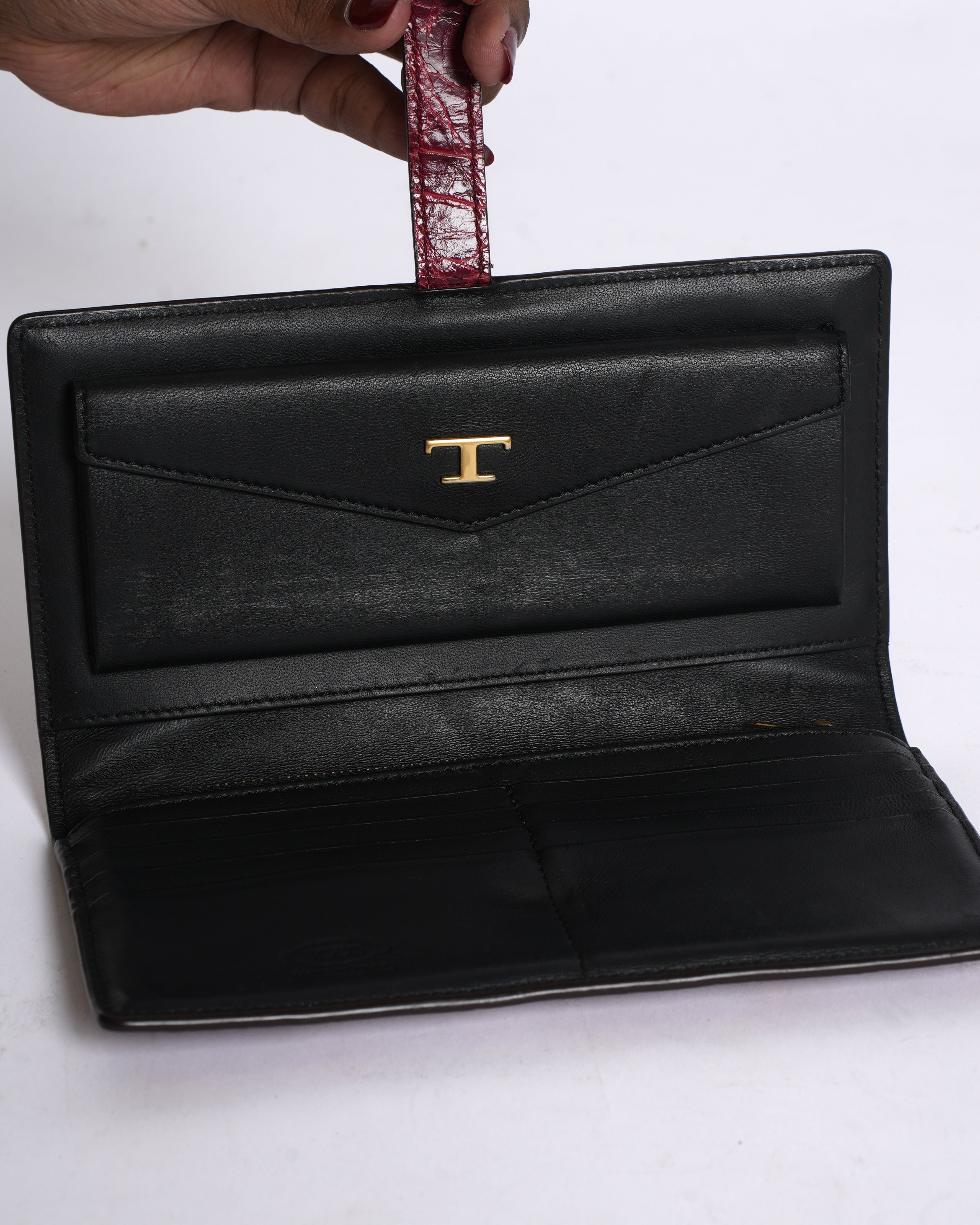 Tod's Wallet In Red