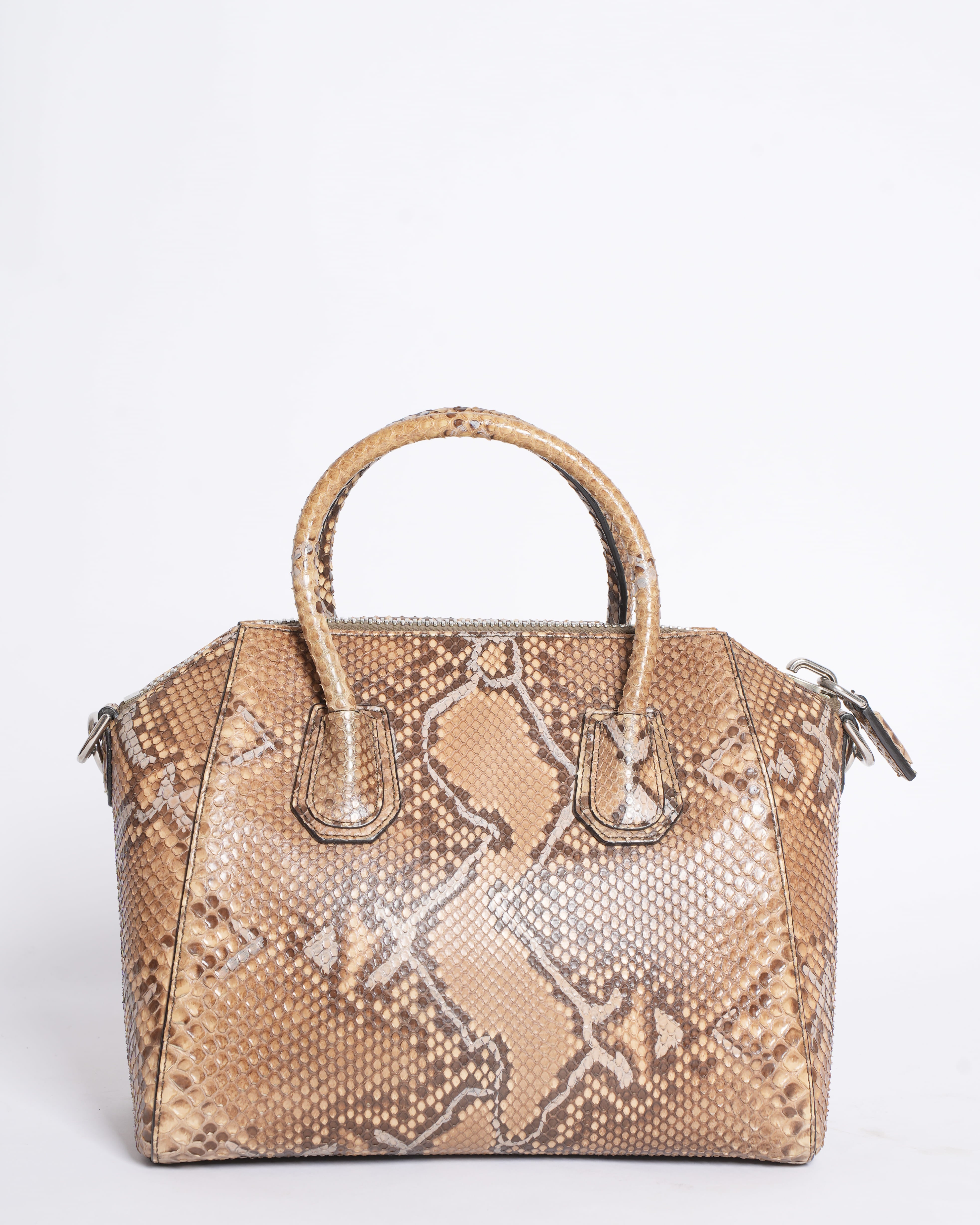 Givenchy Mini Antigona Python Satchel Bag