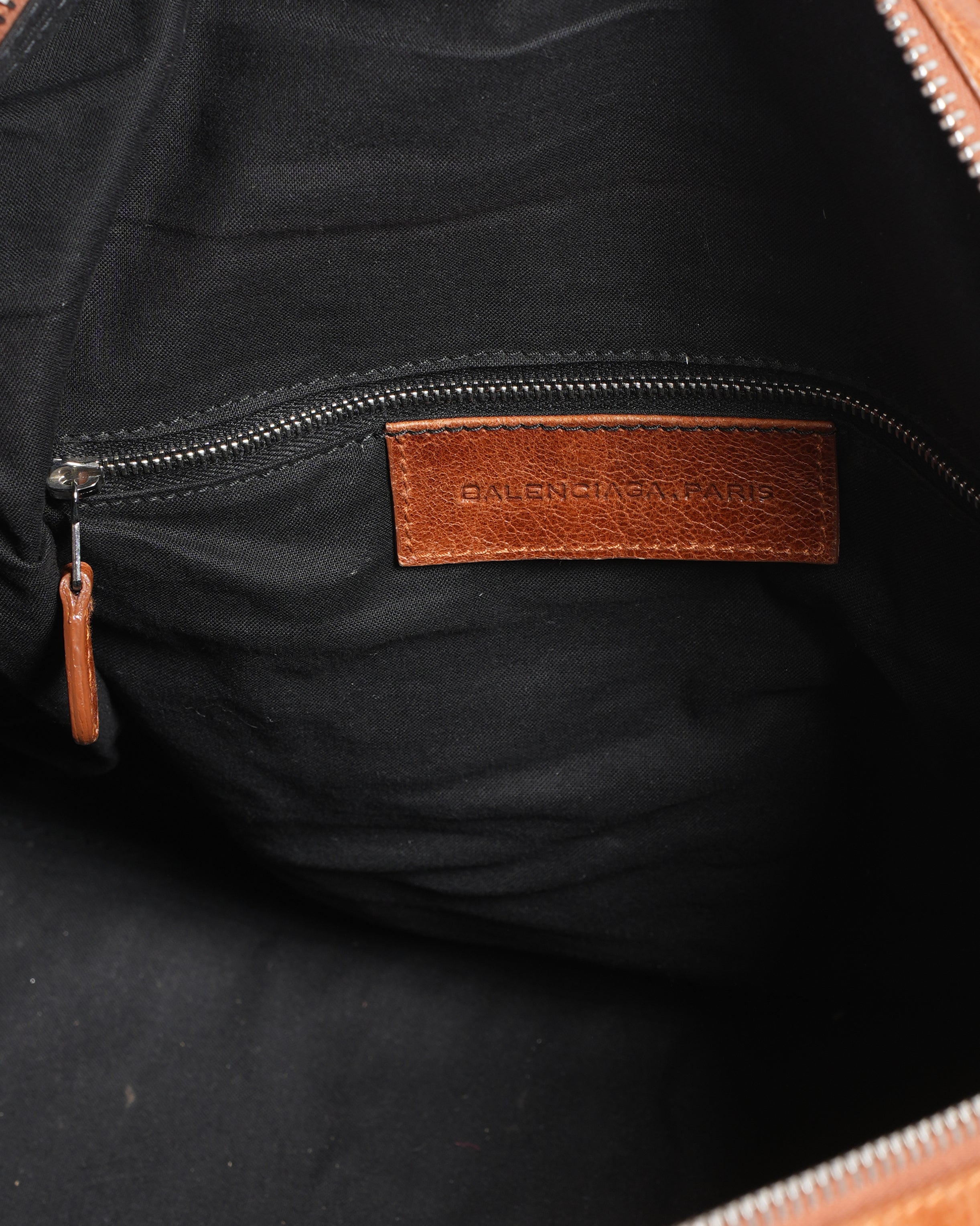 Balenciaga Mandarin Leather Giant Tote