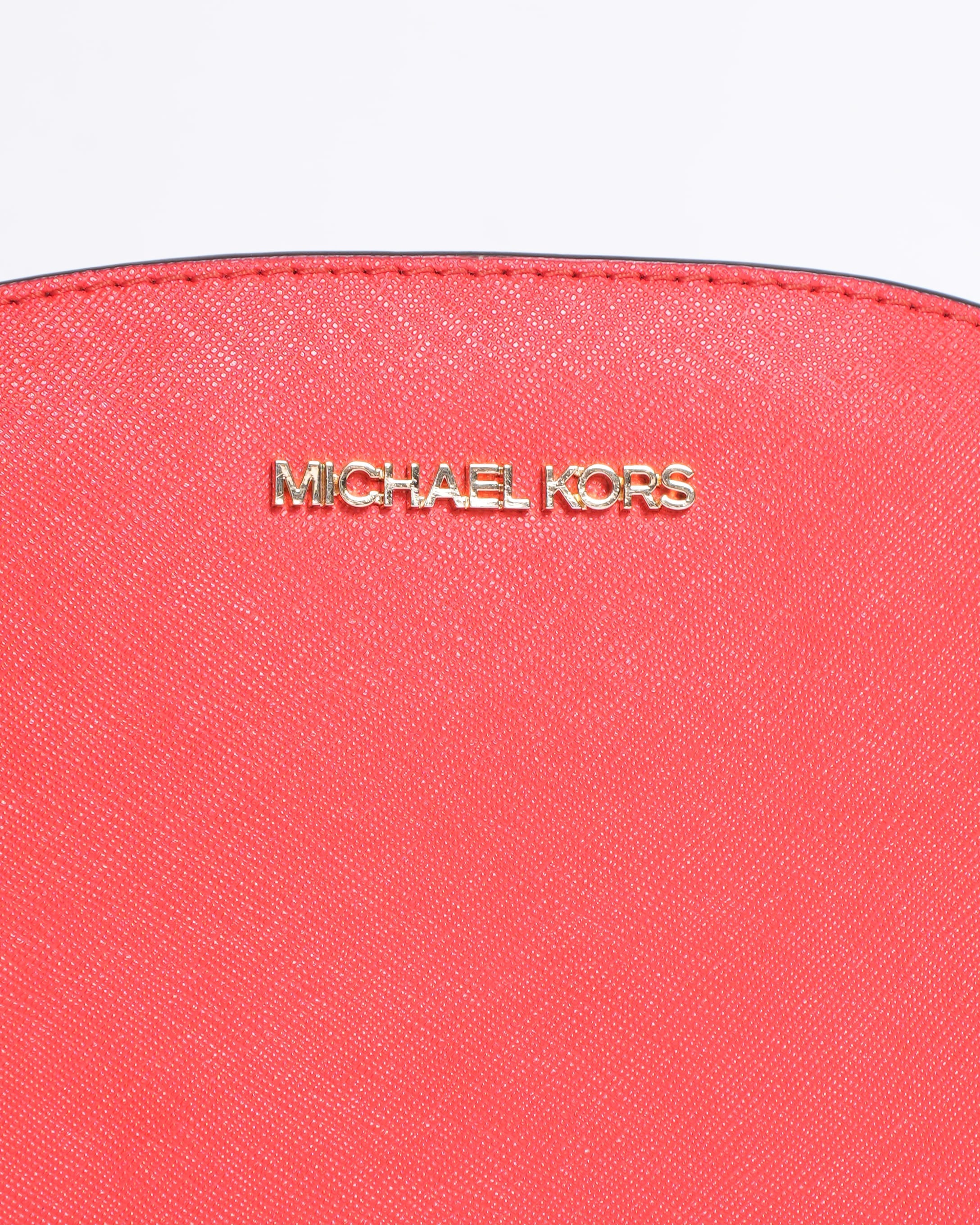 New Michael Kors Oval Crossbody in Red