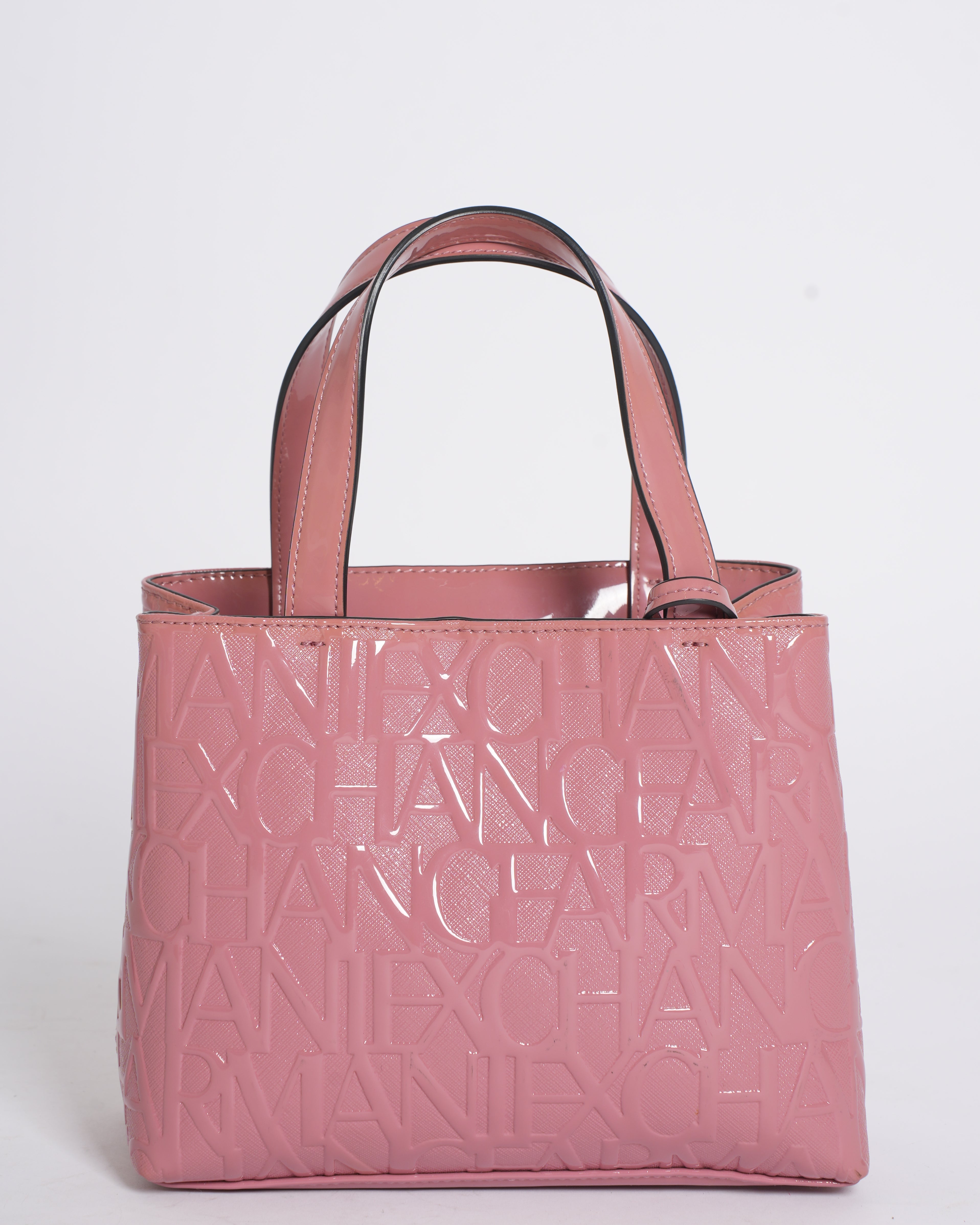 Armani Exchange Logo Embossed Monogram Bag