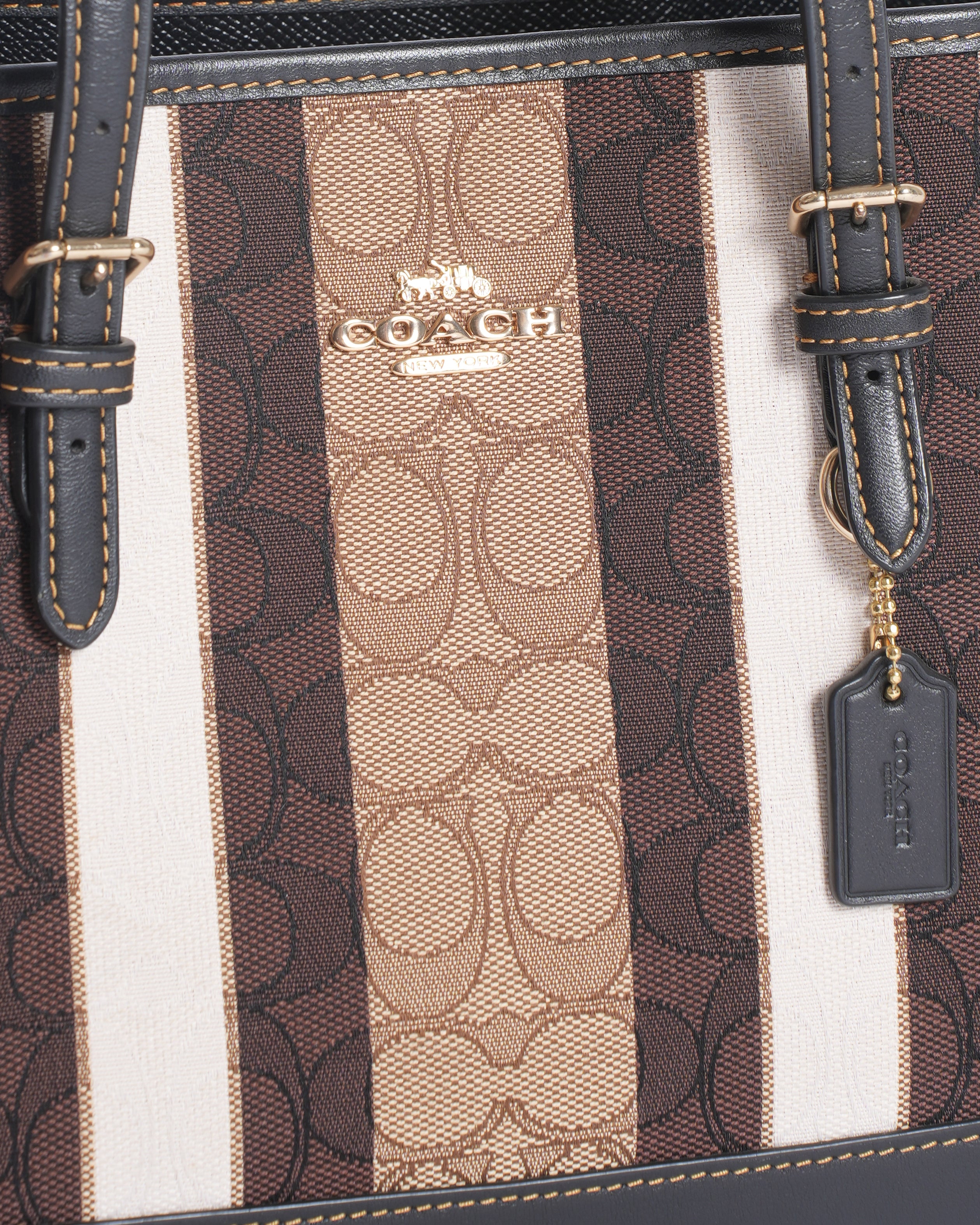 Coach Mollie Tote in Signature Jacquard
