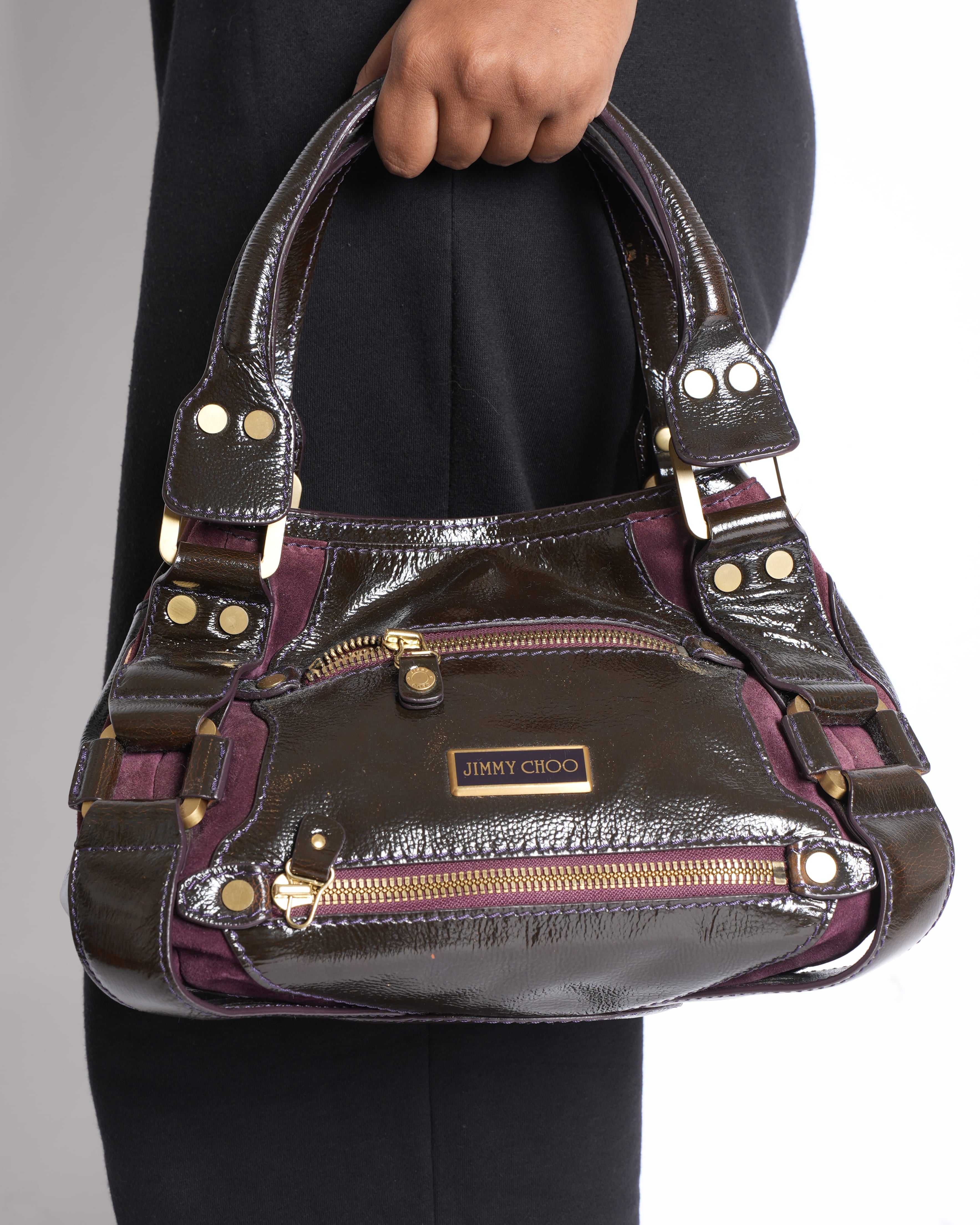 Jimmy Choo Shoulder Bag in Brown