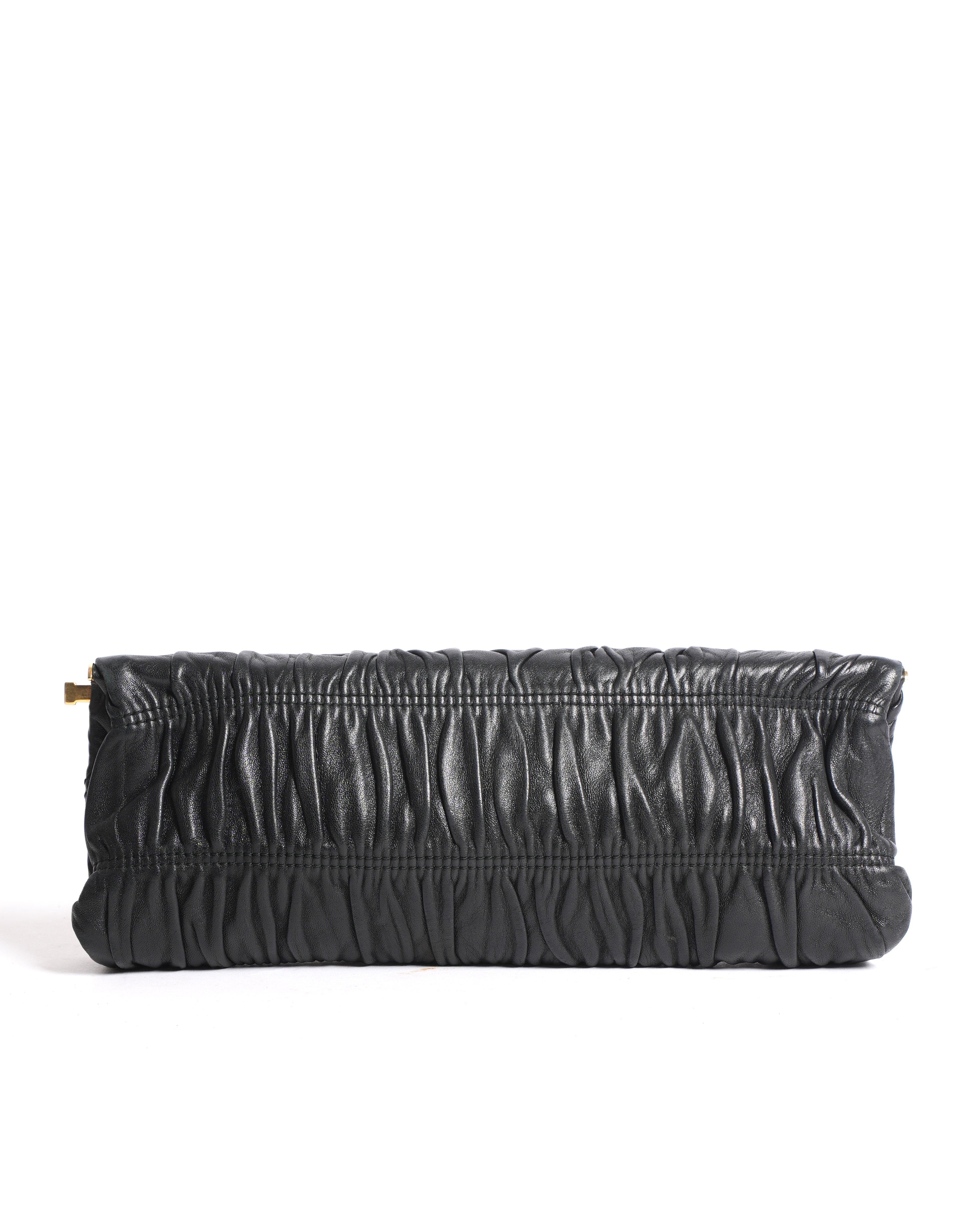 Prada Black FLap Clutch