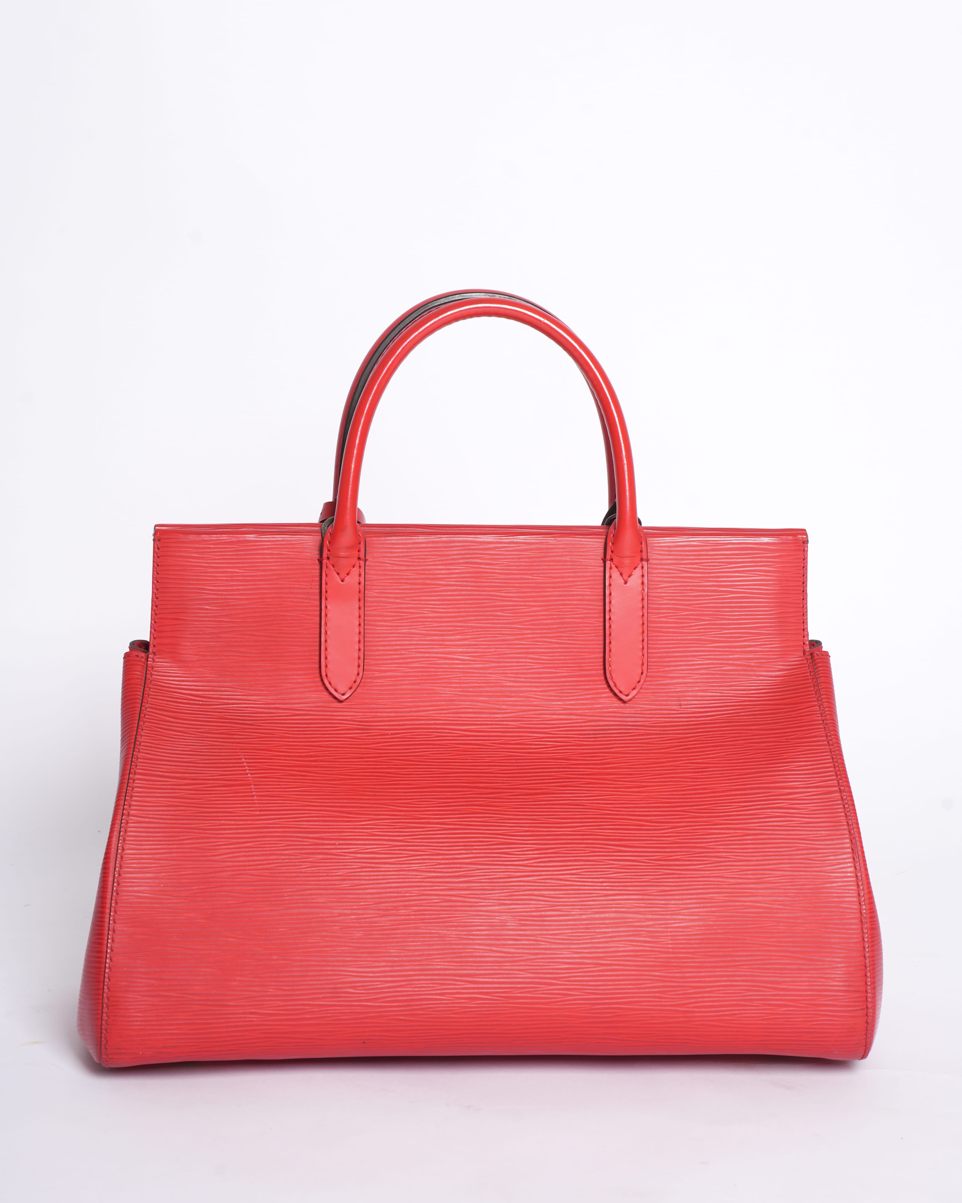 Louis Vuitton Coquelicot Epi Leather Marly MM Bag