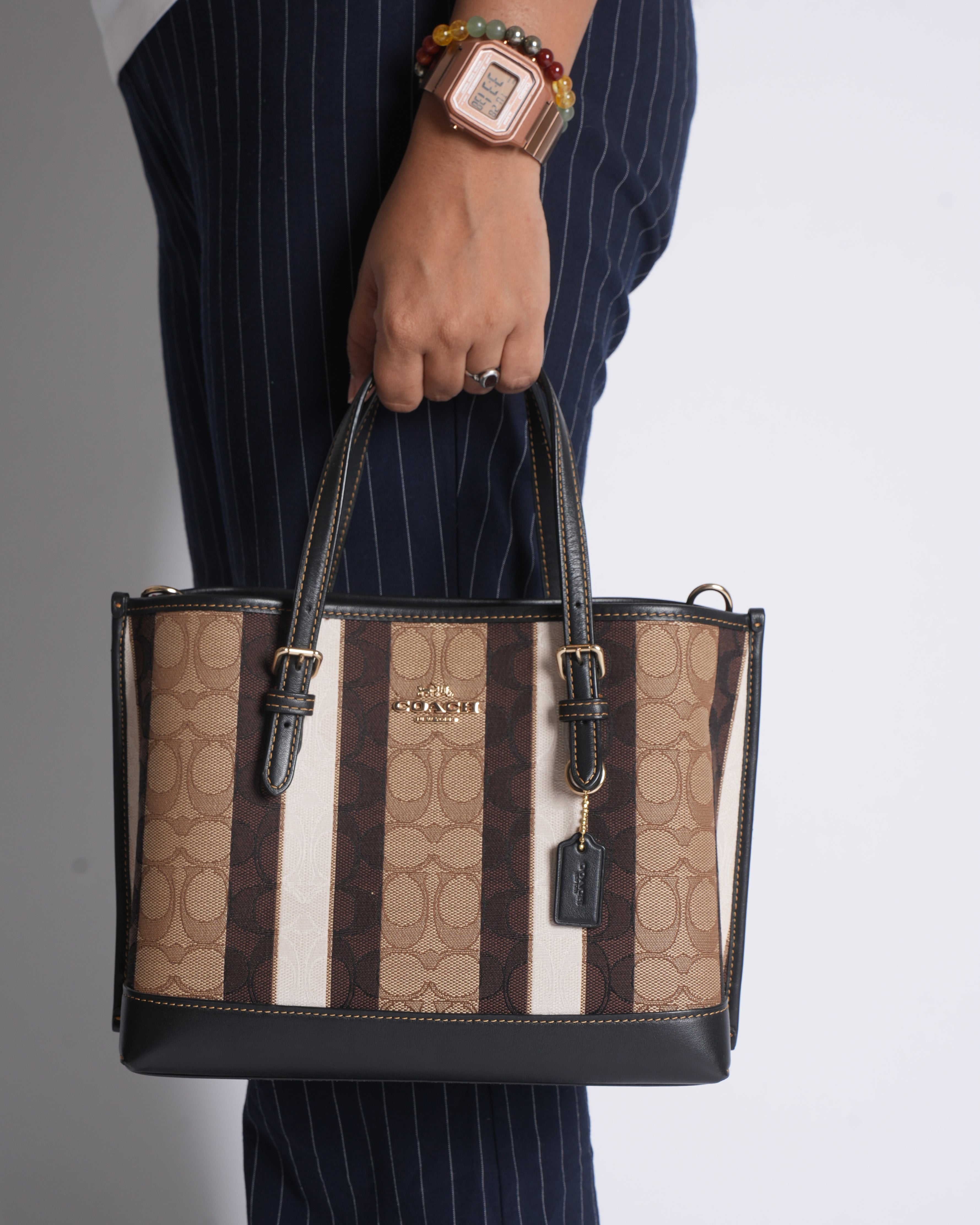 Coach Mollie Tote in Signature Jacquard