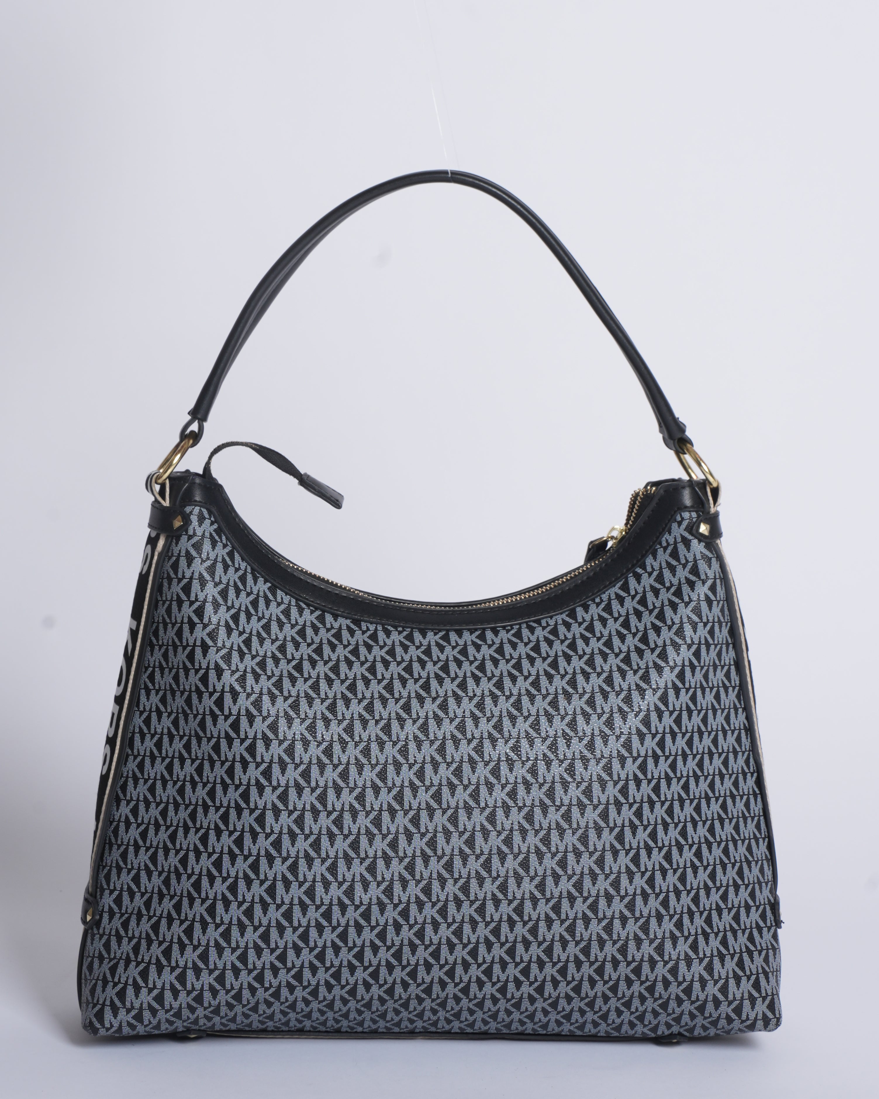 MK Monogram Shoulder Bag In Black
