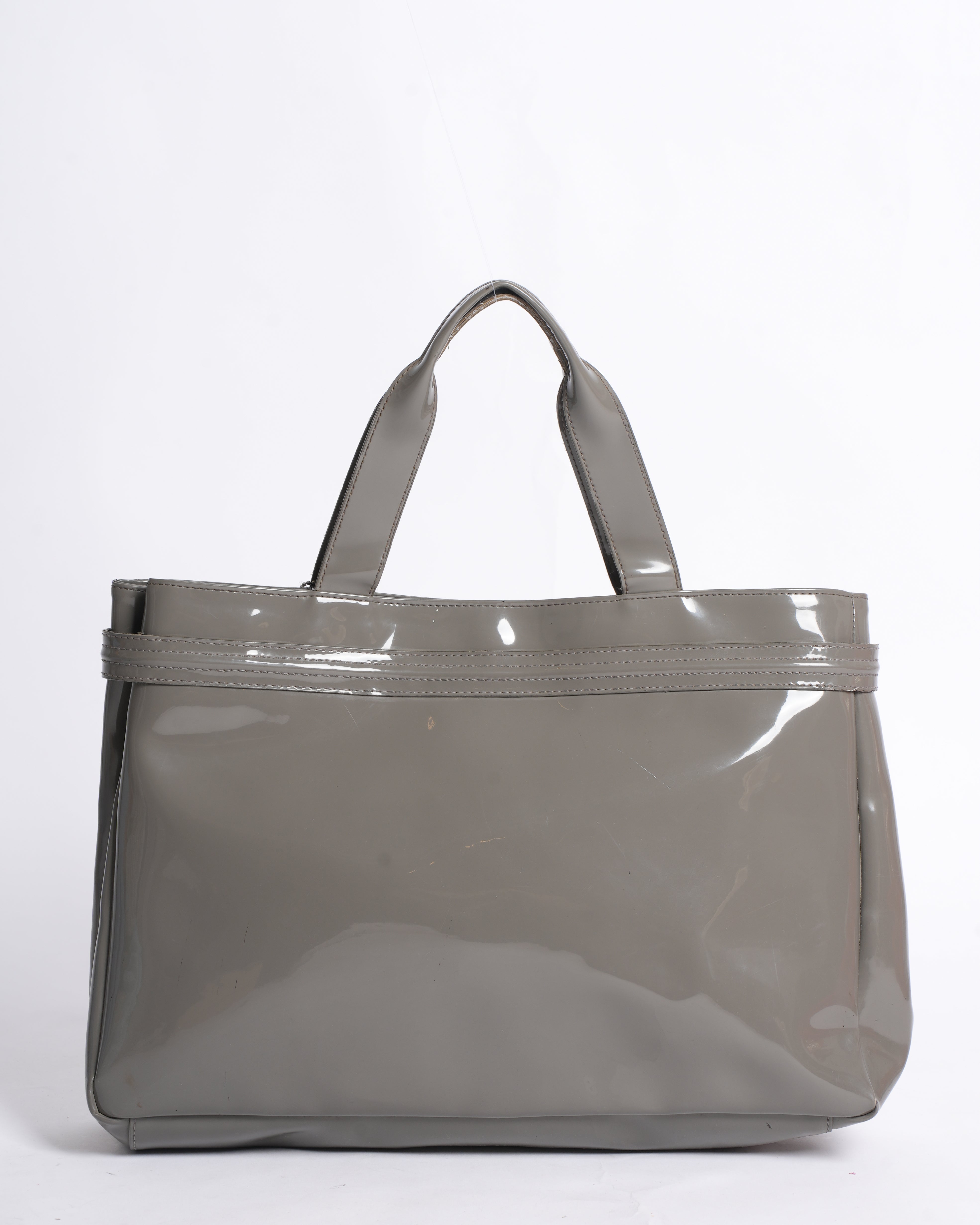Armani Jeans Tote Bag In Grey
