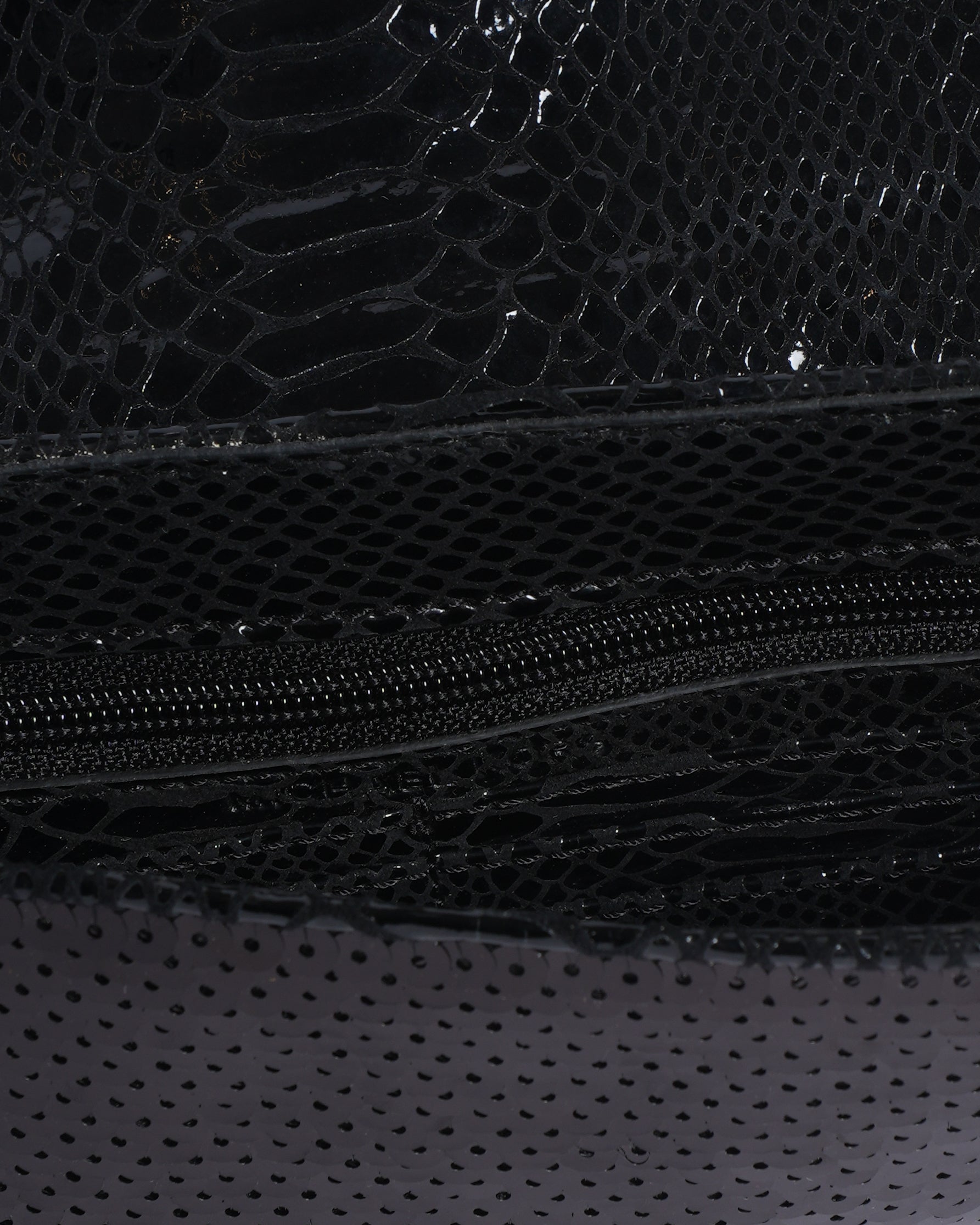 MK Sequin Black Crossbody