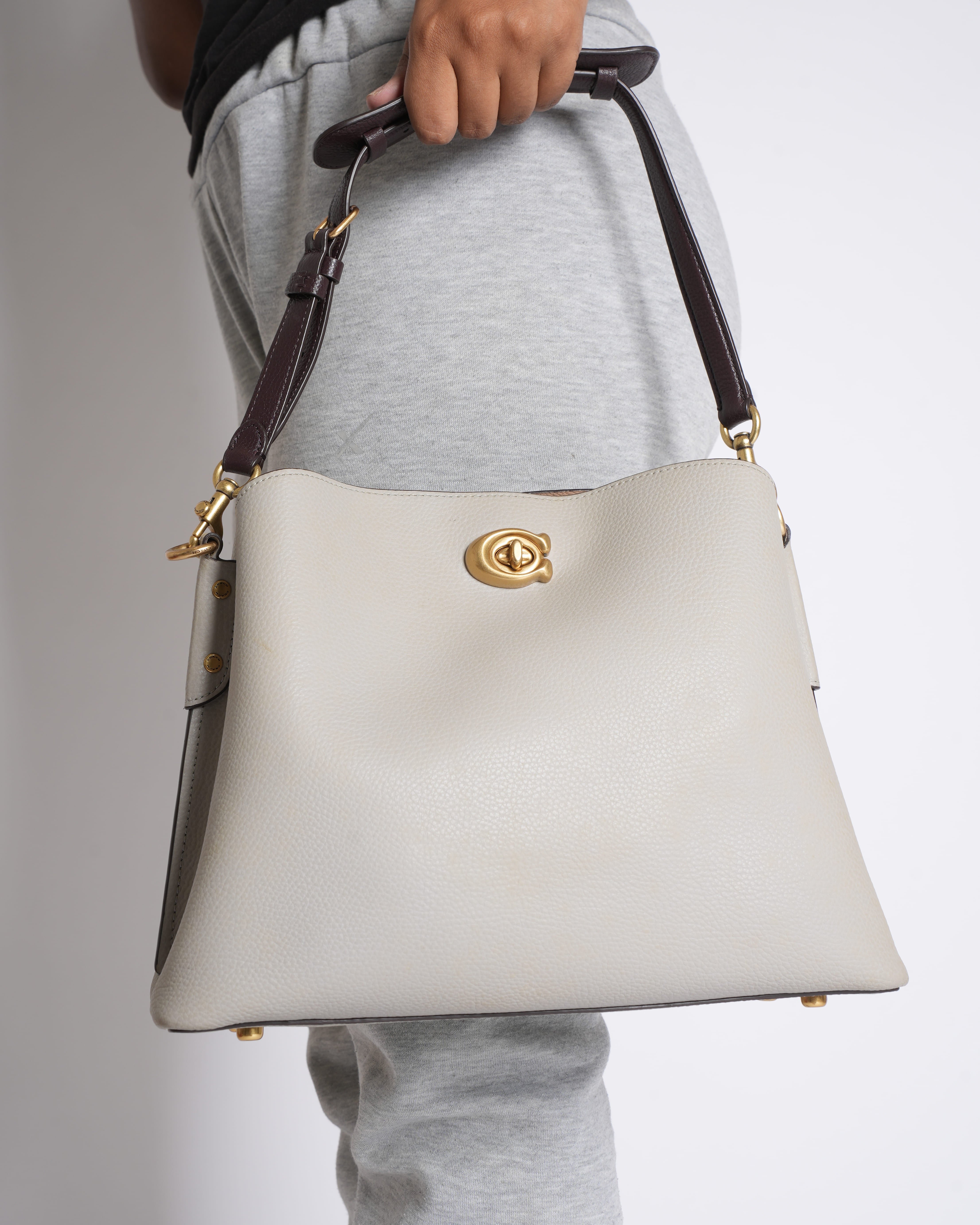New Coach Willow Tote in Grey