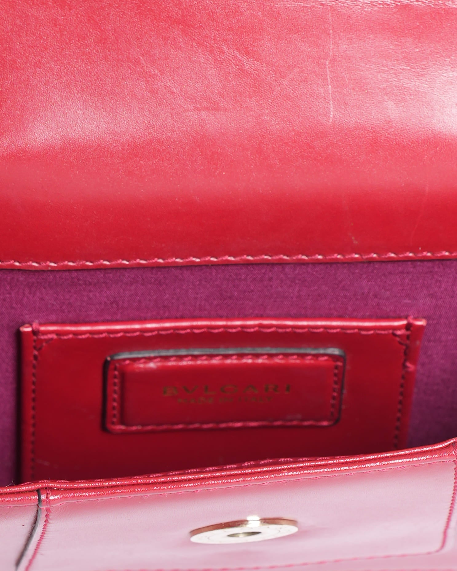 Bvlgari Serpenti Shoulder Bag in Red
