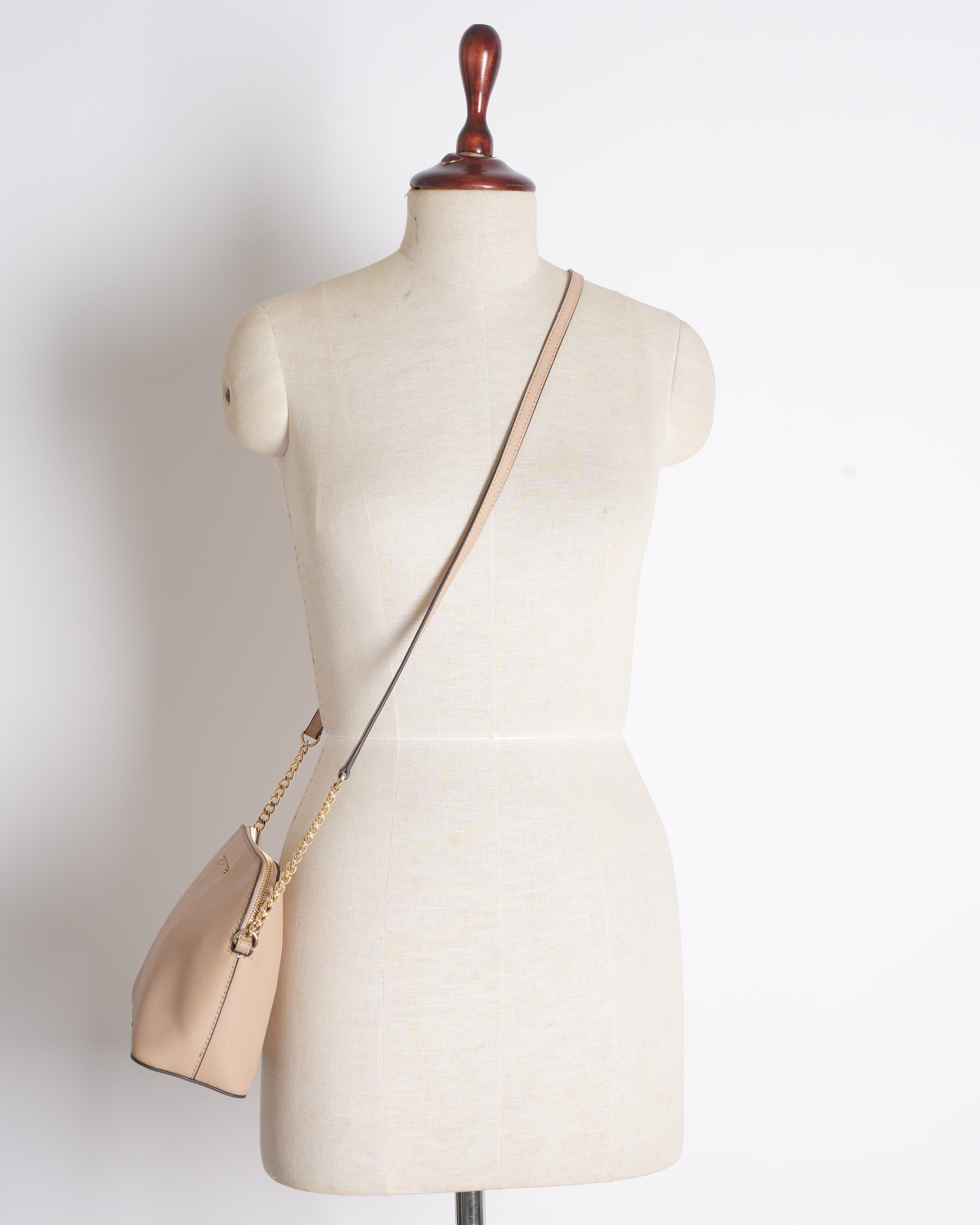 MK Crossbody Bag In Beige