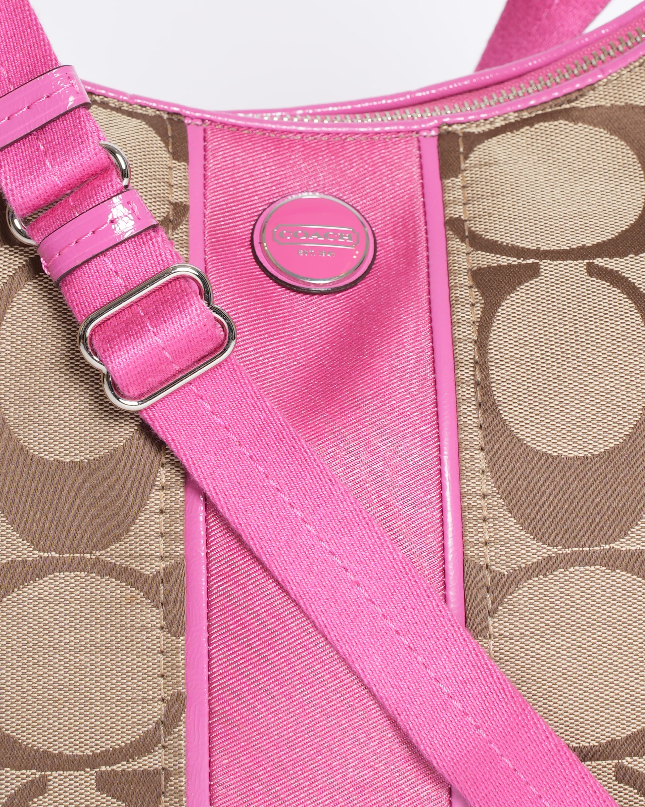 New Coach monogram shoulder bag