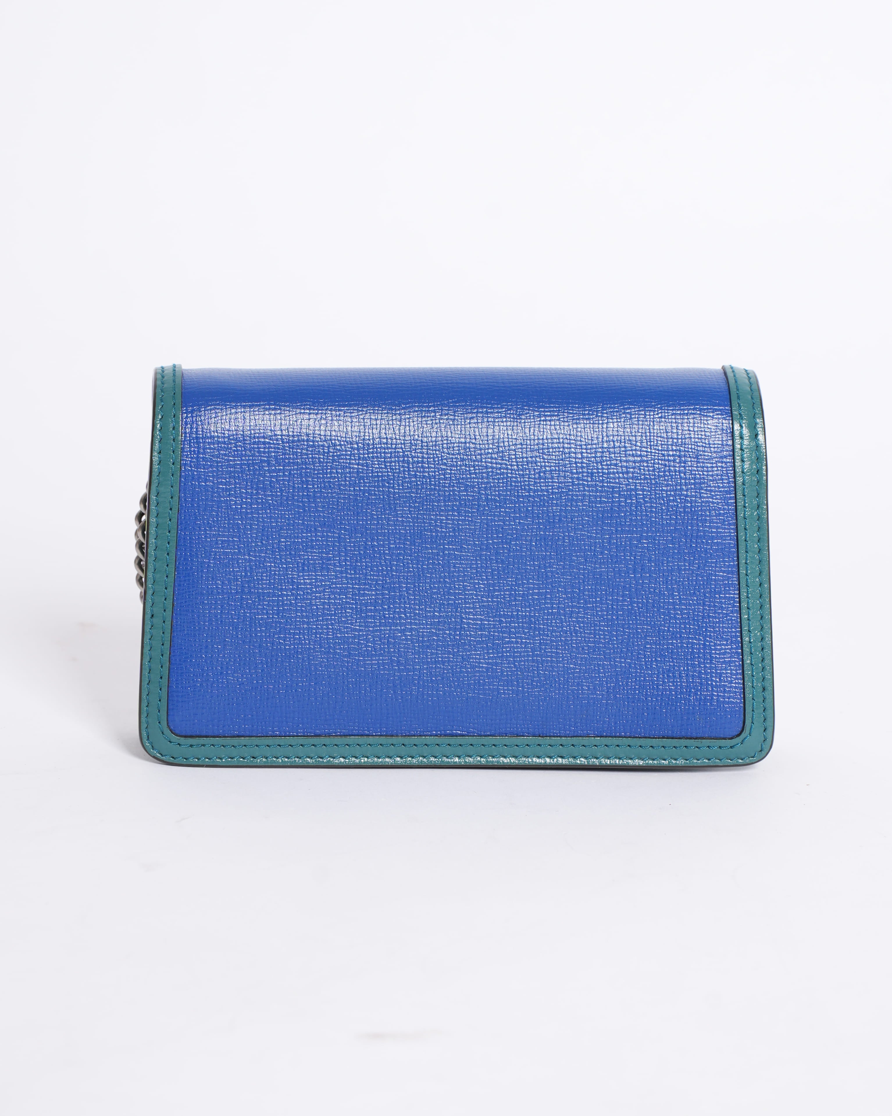 Gucci Limited Edition Dionysus Crossbody Bag in Blue & Green