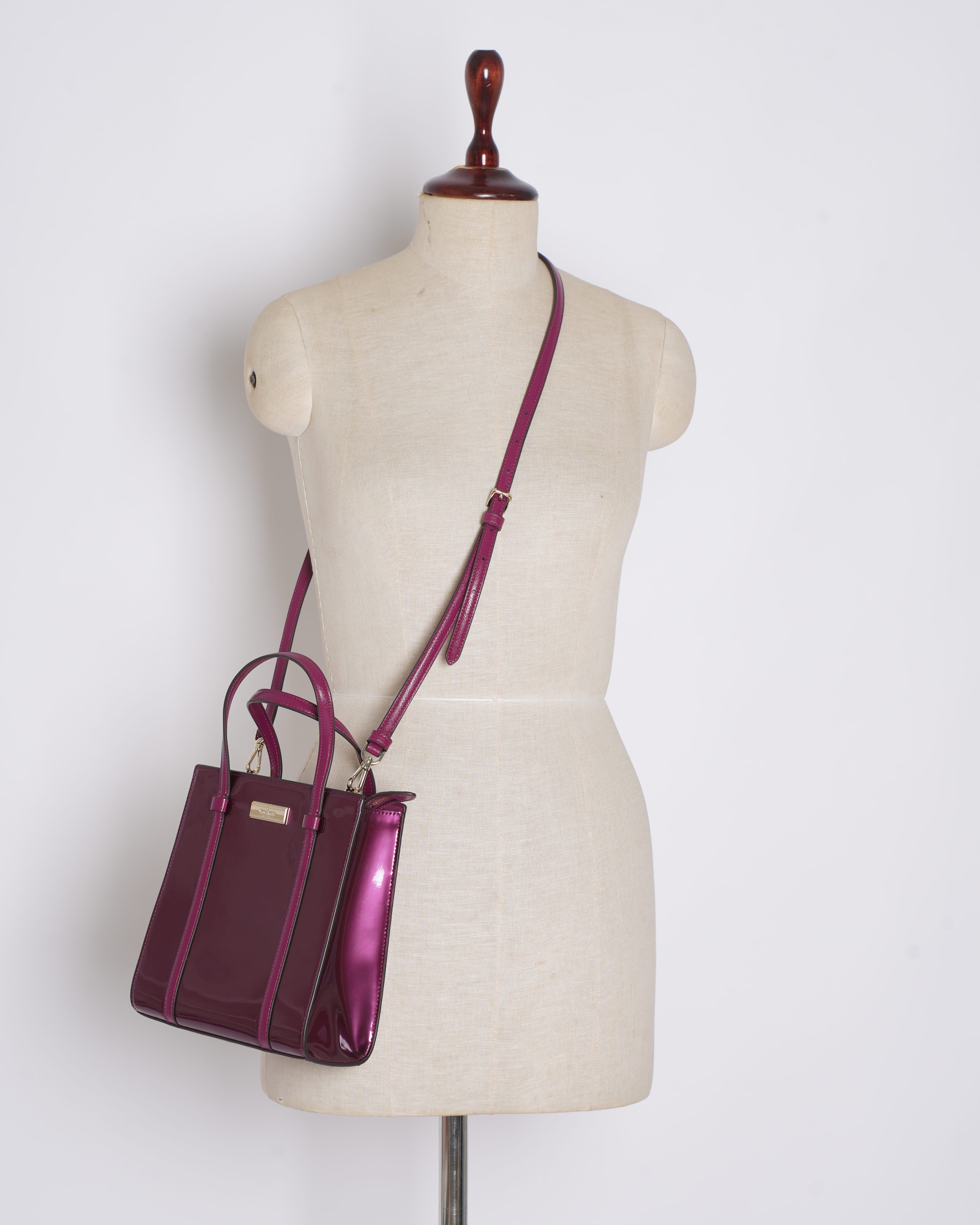 Kate Spade Patent Leather Small Top Handle Bag
