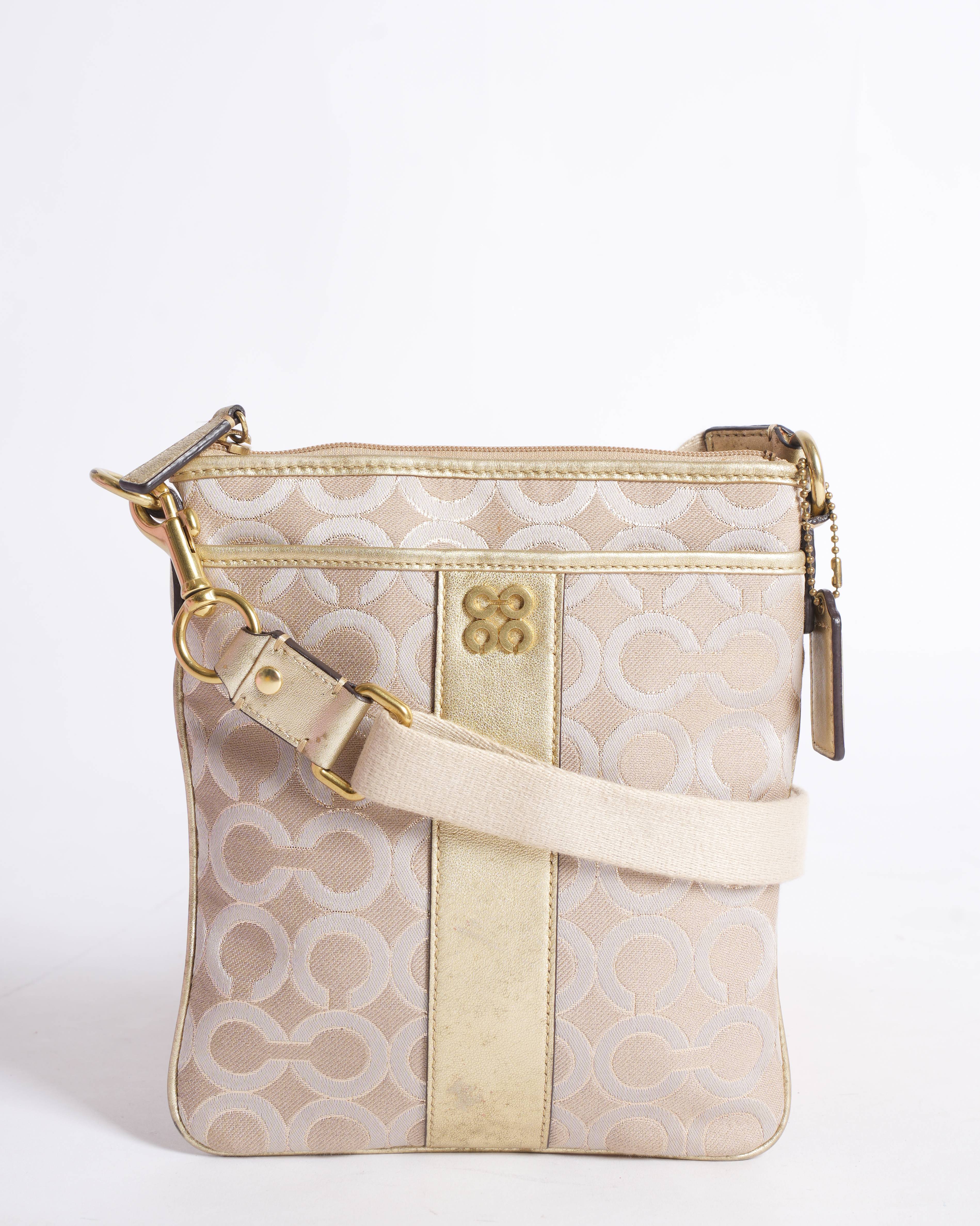 Coach Canvas Crossbody Messenger Bag