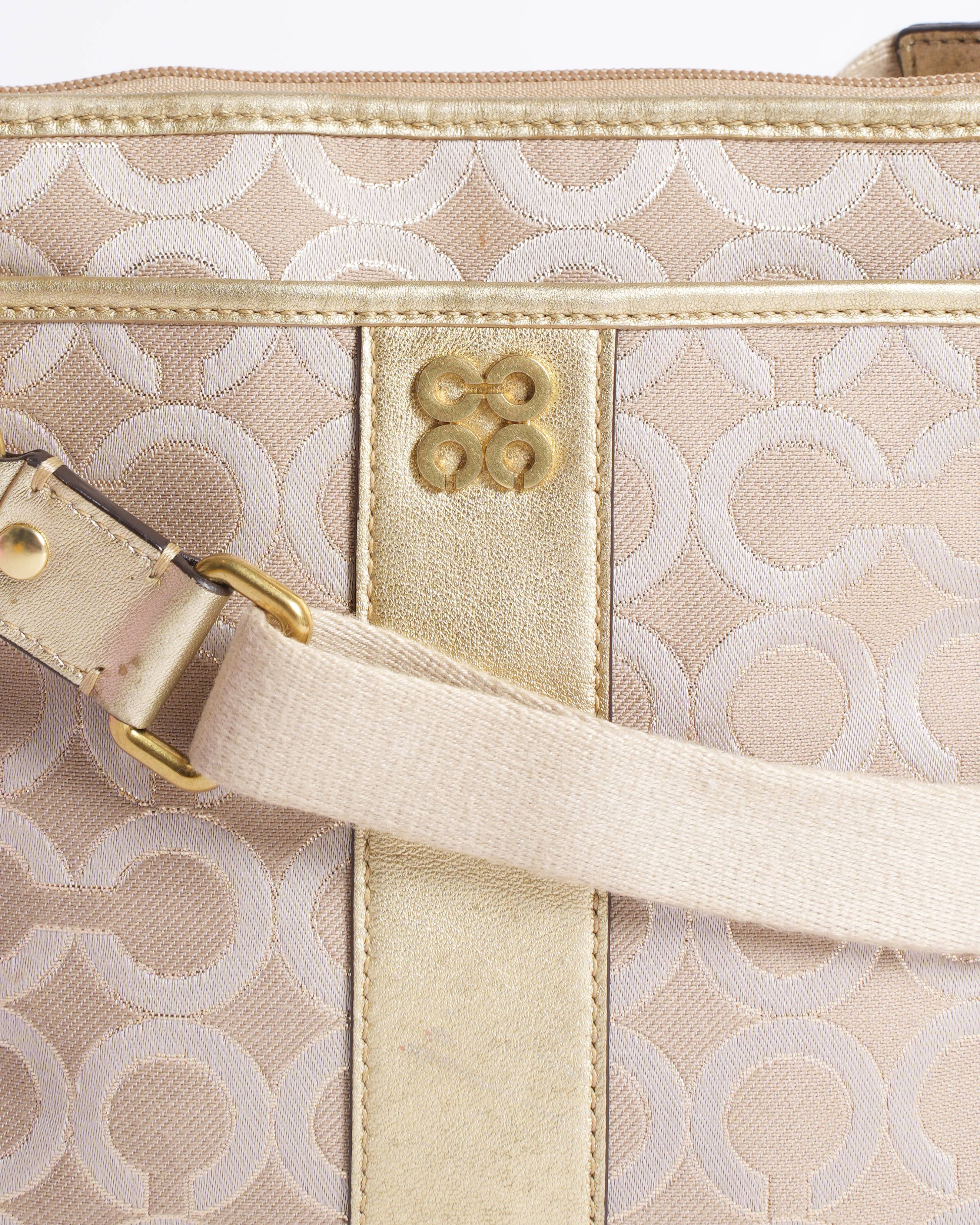 Coach Canvas Crossbody Messenger Bag