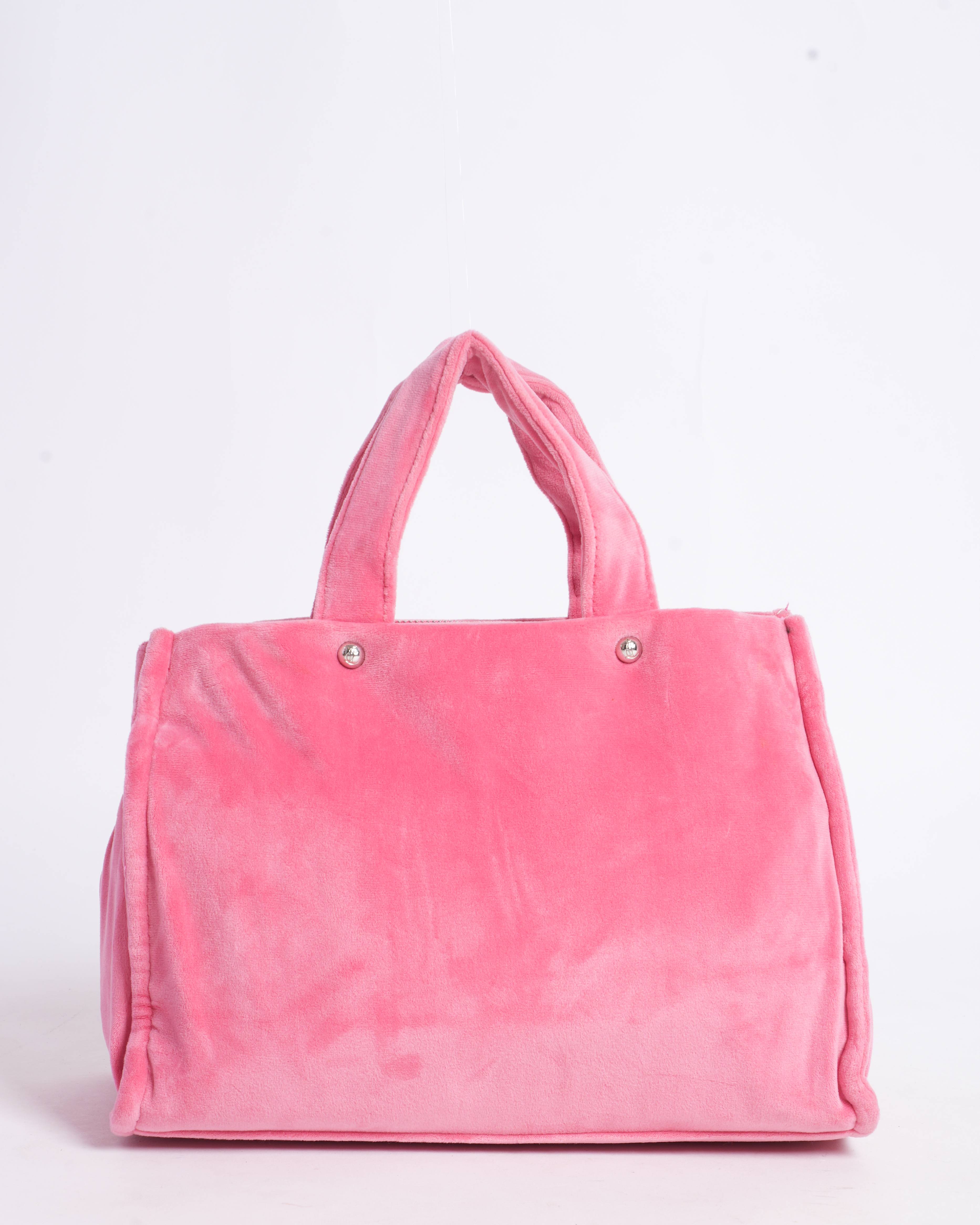New Juicy Couture Medium Iris Tote In Peach Pink