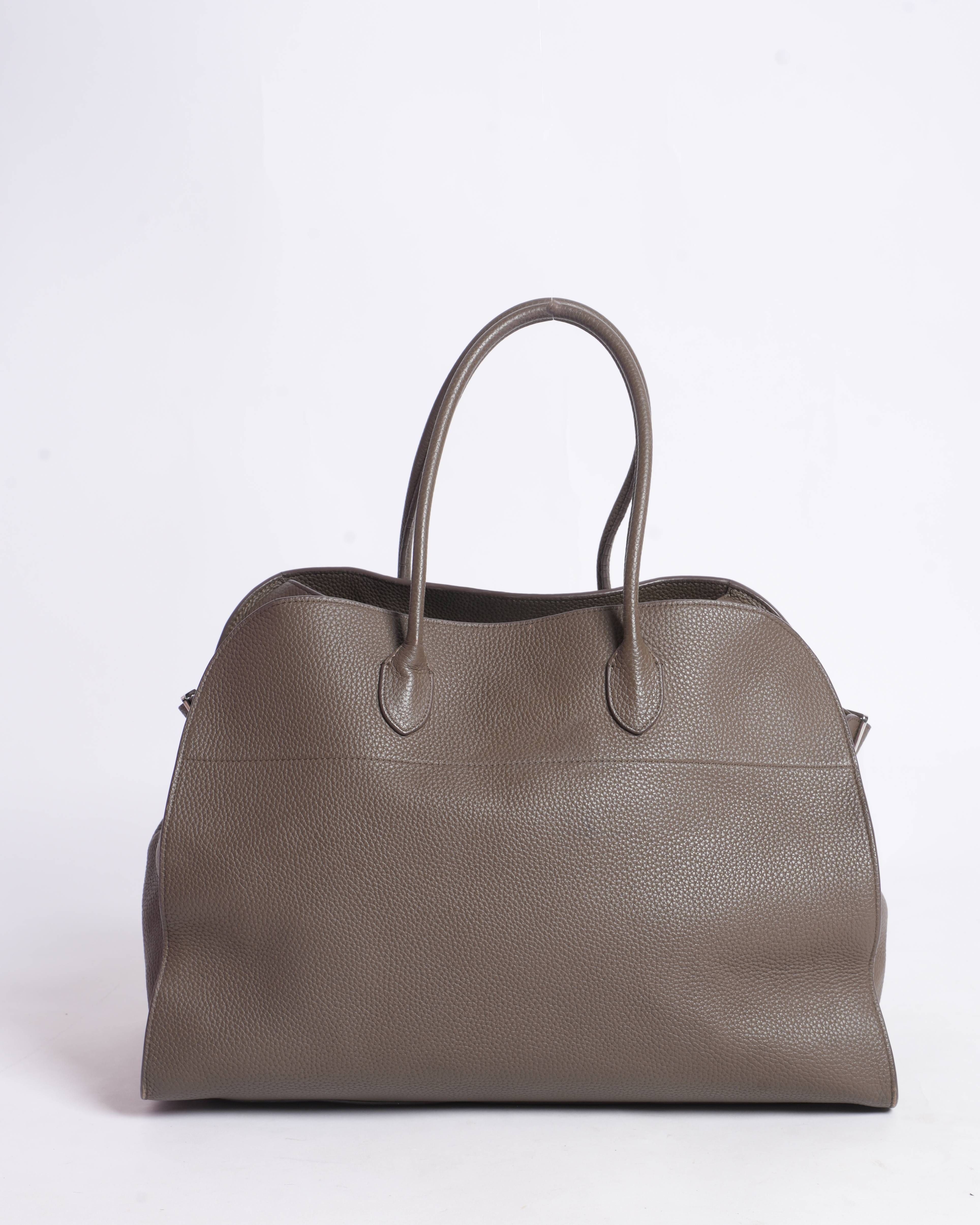 The row marlo 14 leather tote bag