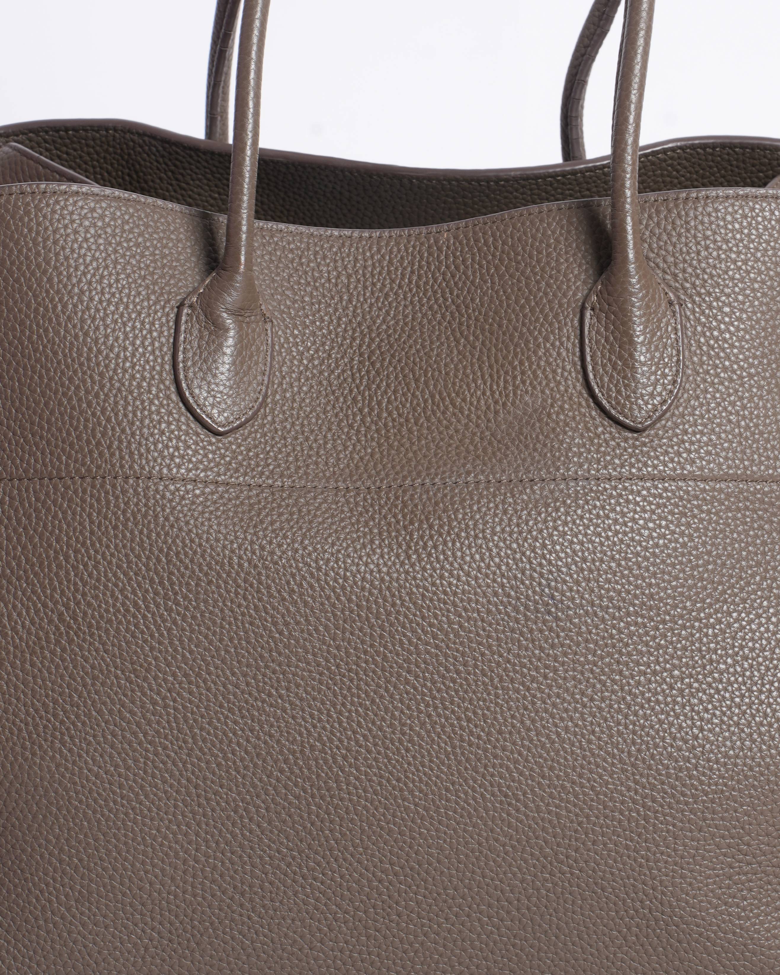 The row marlo 14 leather tote bag