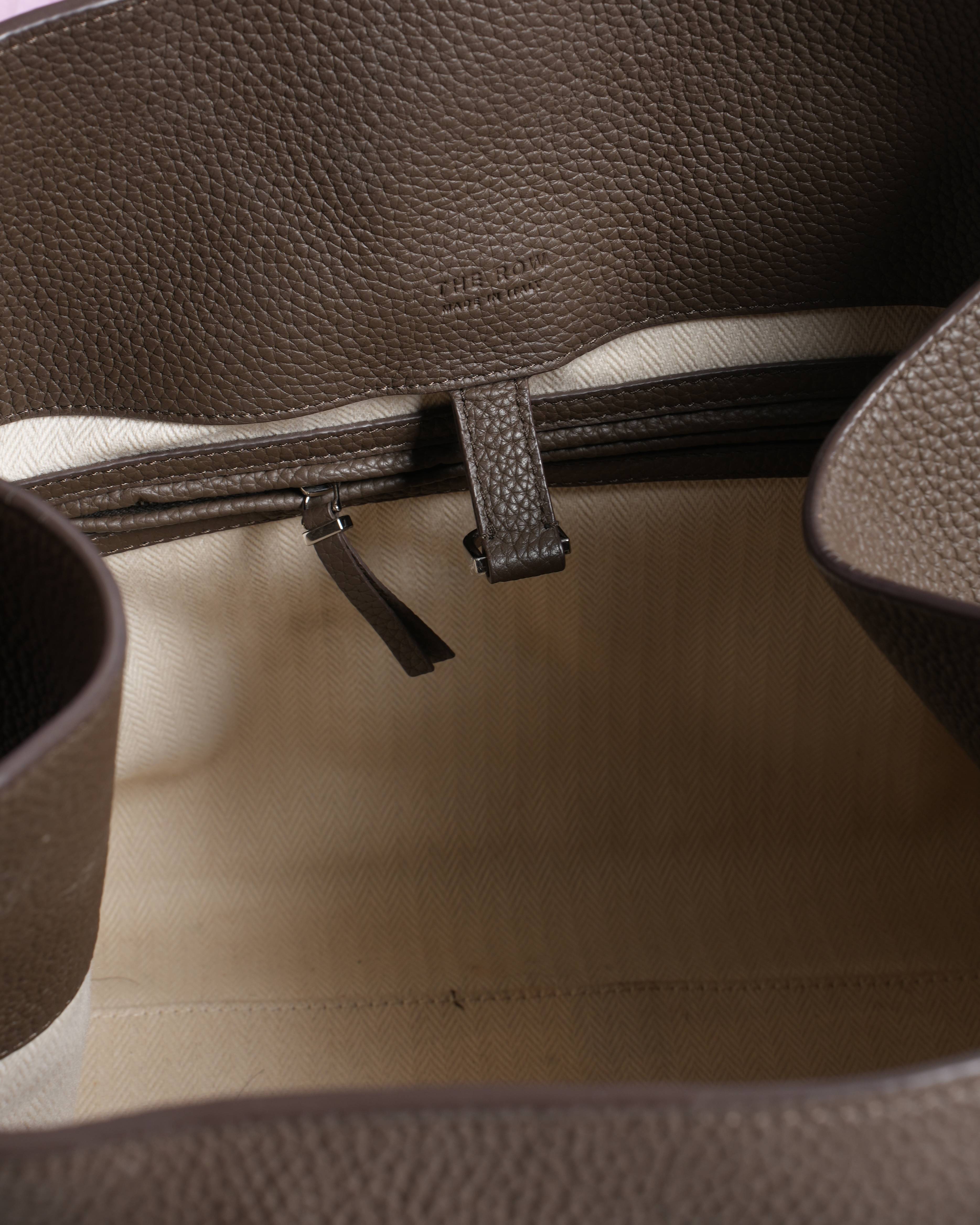 The row marlo 14 leather tote bag