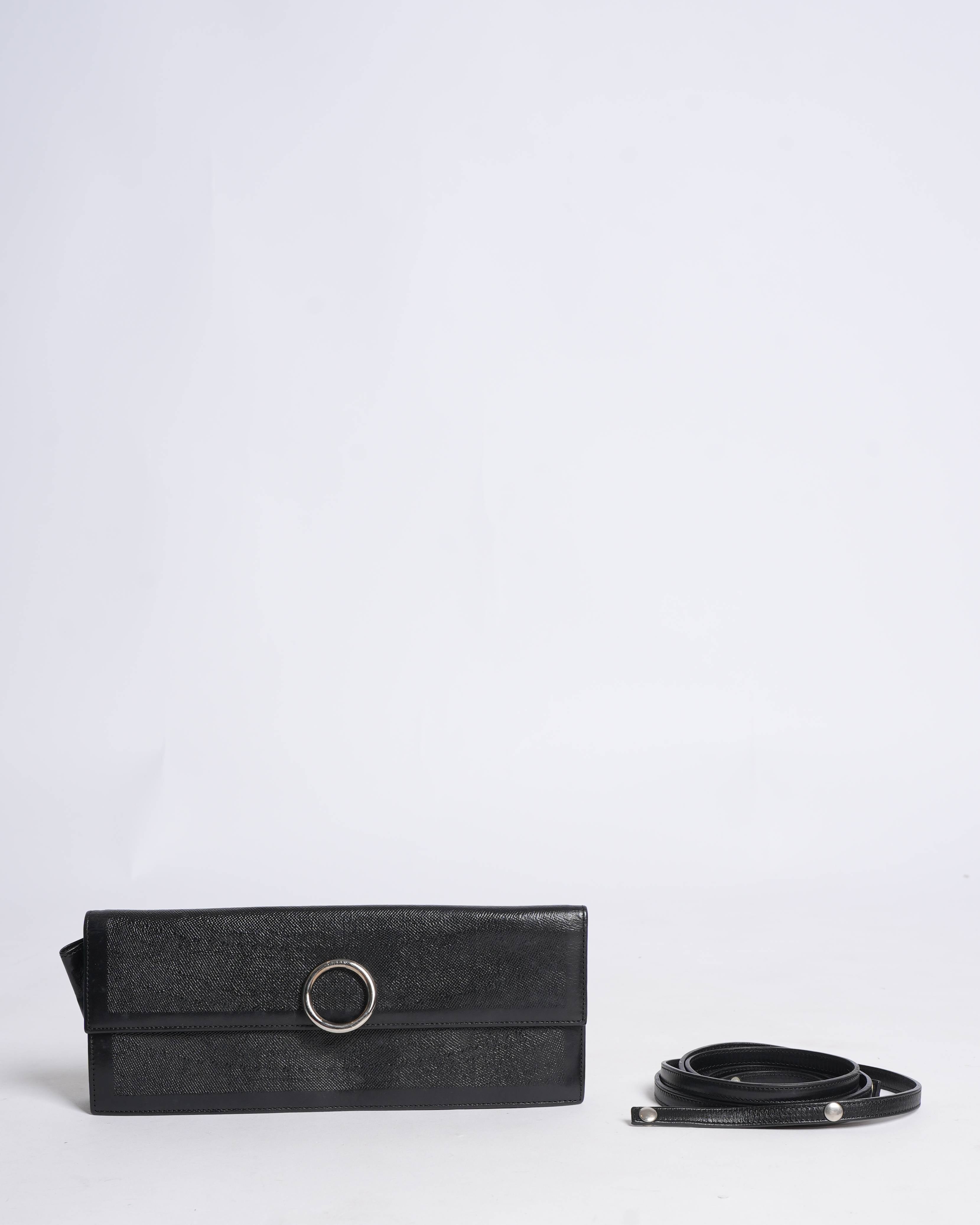 Bally long wallet with crossbody strap