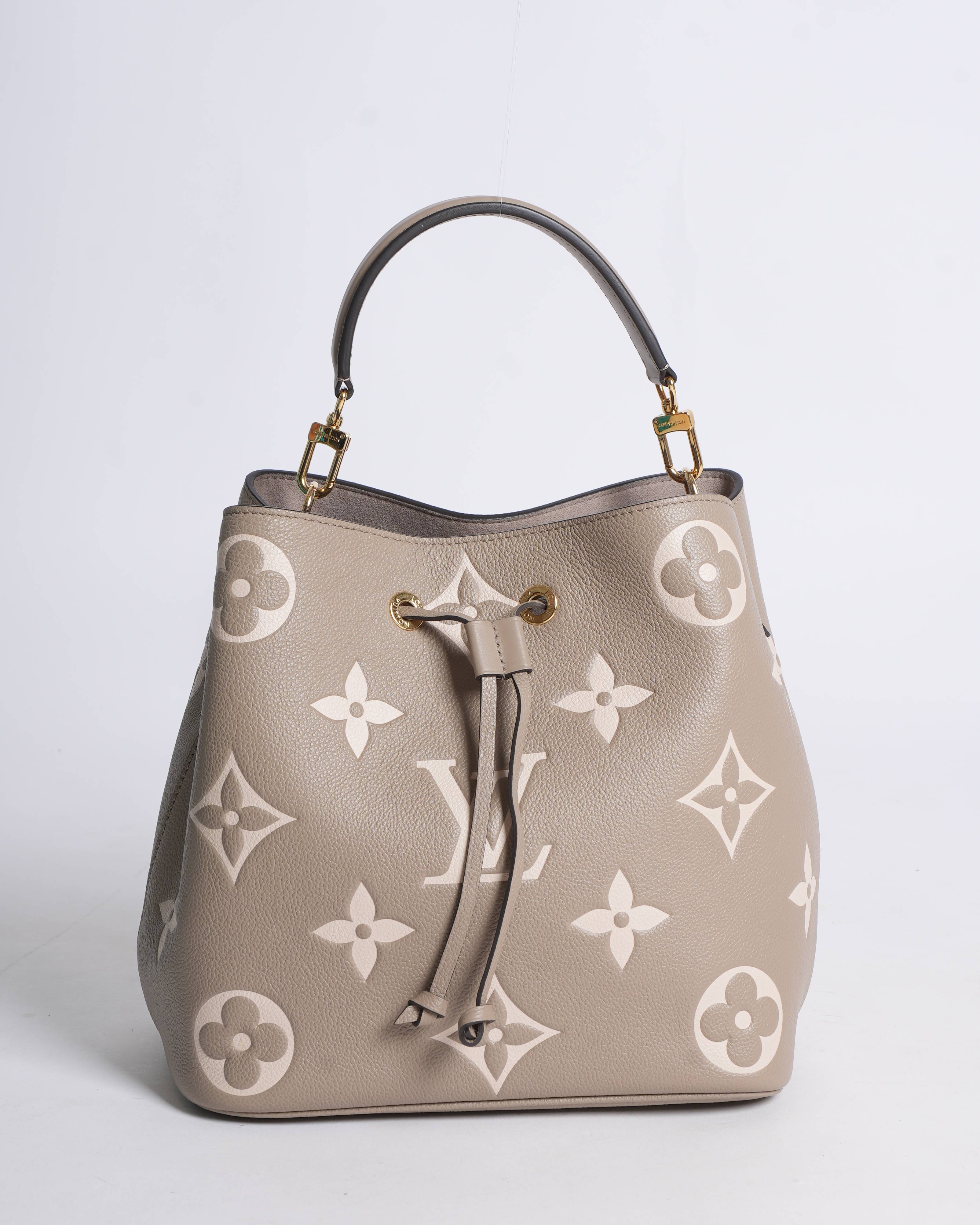 Louis vuitton Néonoé bicolor monogram empreinte mm bag