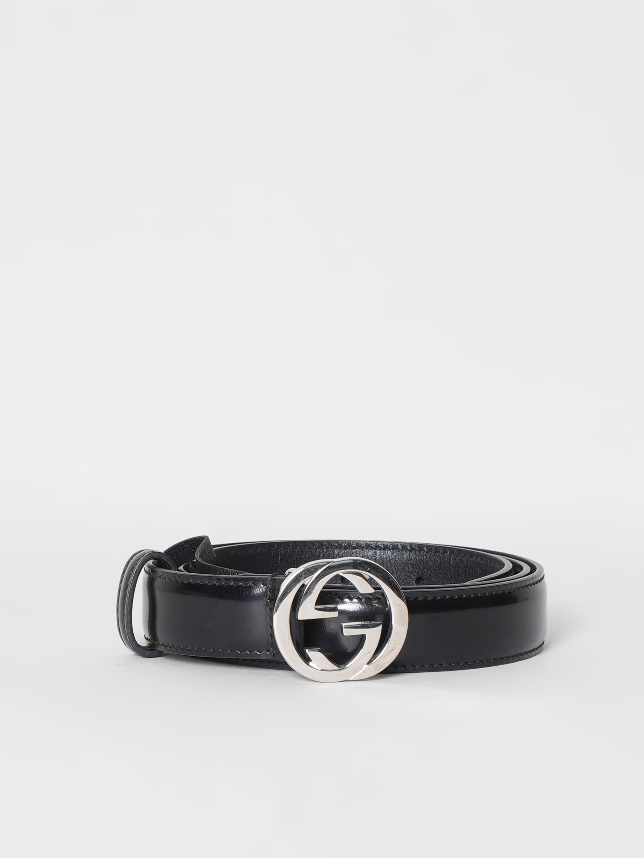 Gucci black belt womens hotsell