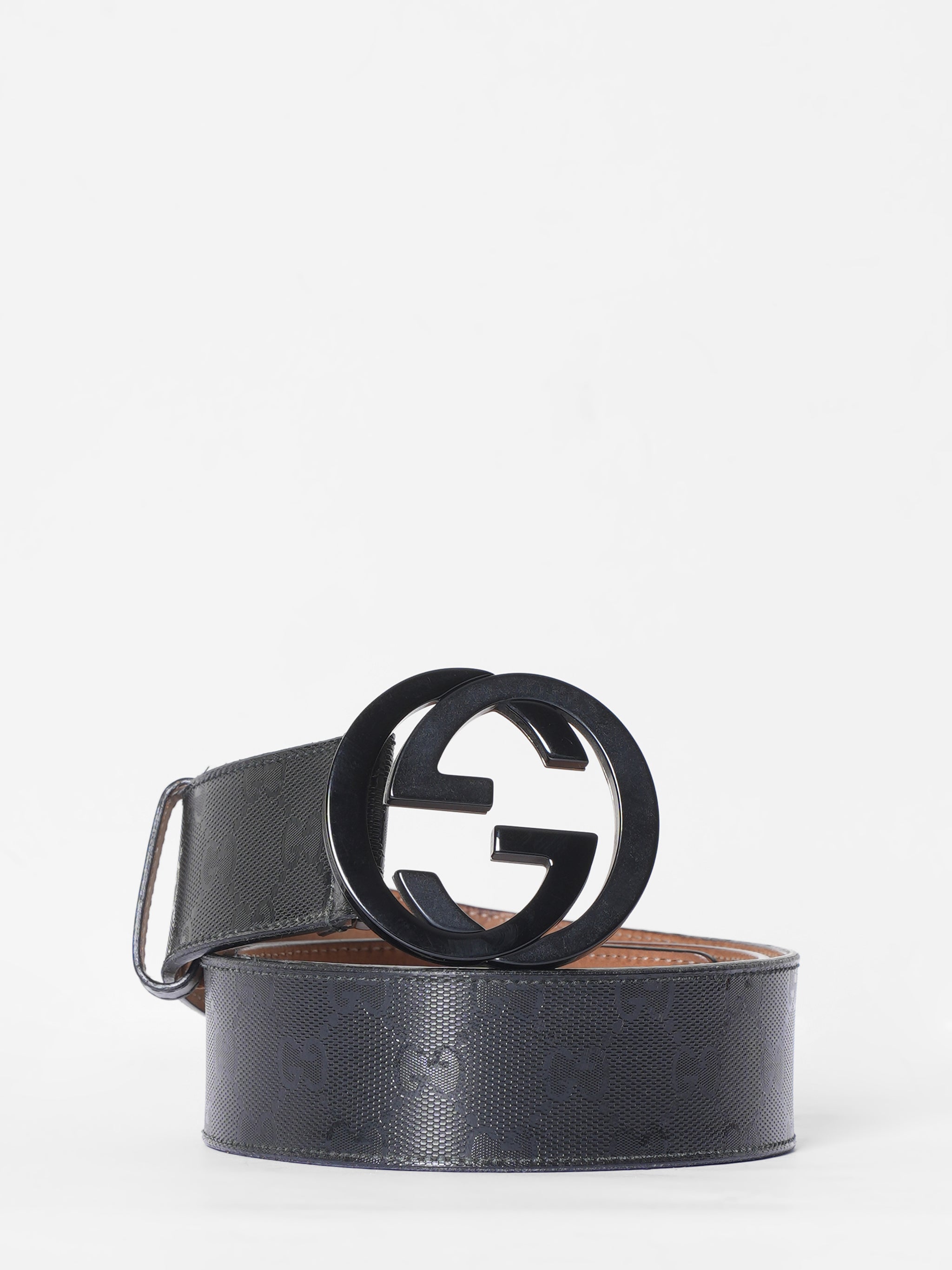 Gucci GG Interlock Black Belt