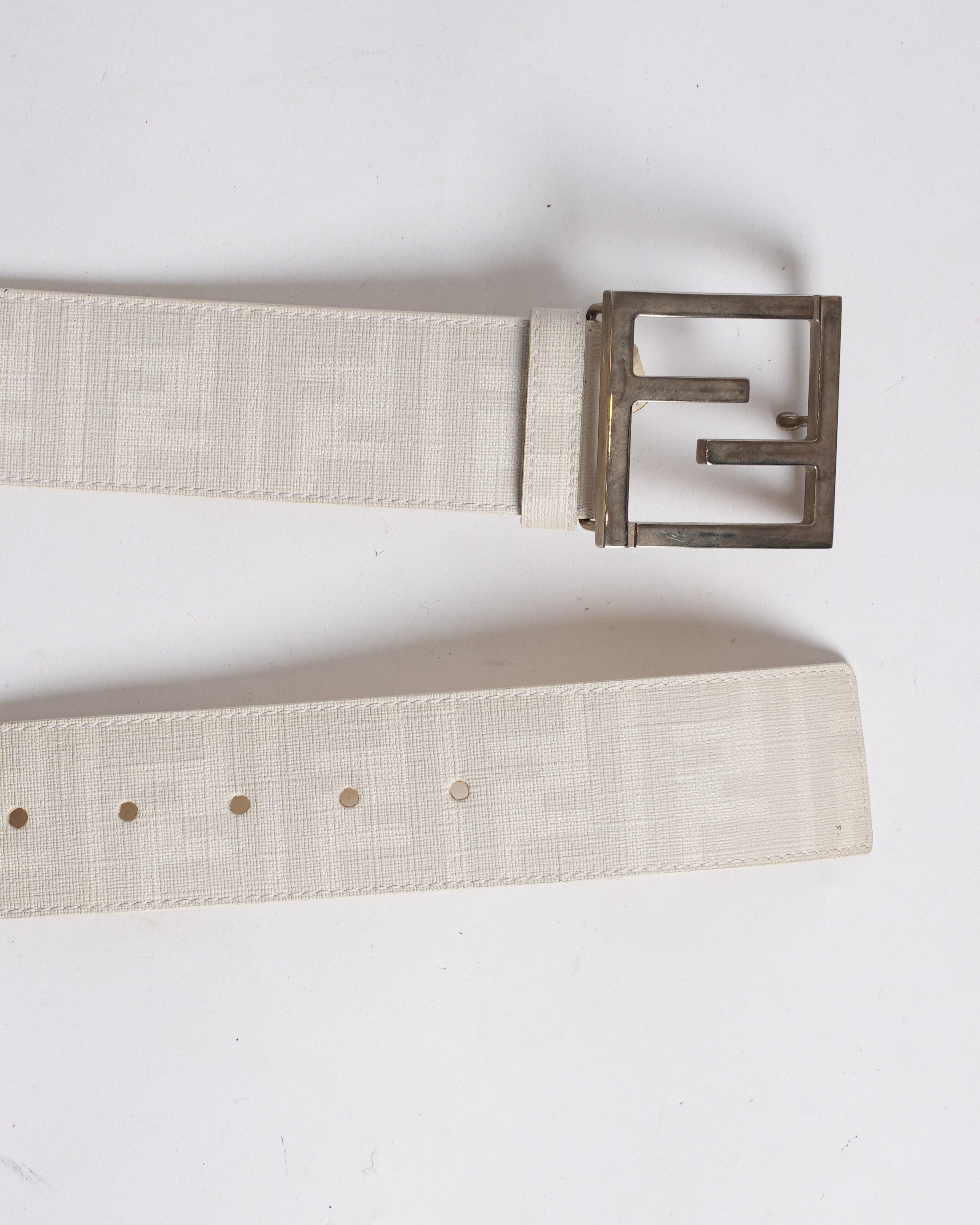 Fendi Men's Reversible Belt In Monogram Canvas