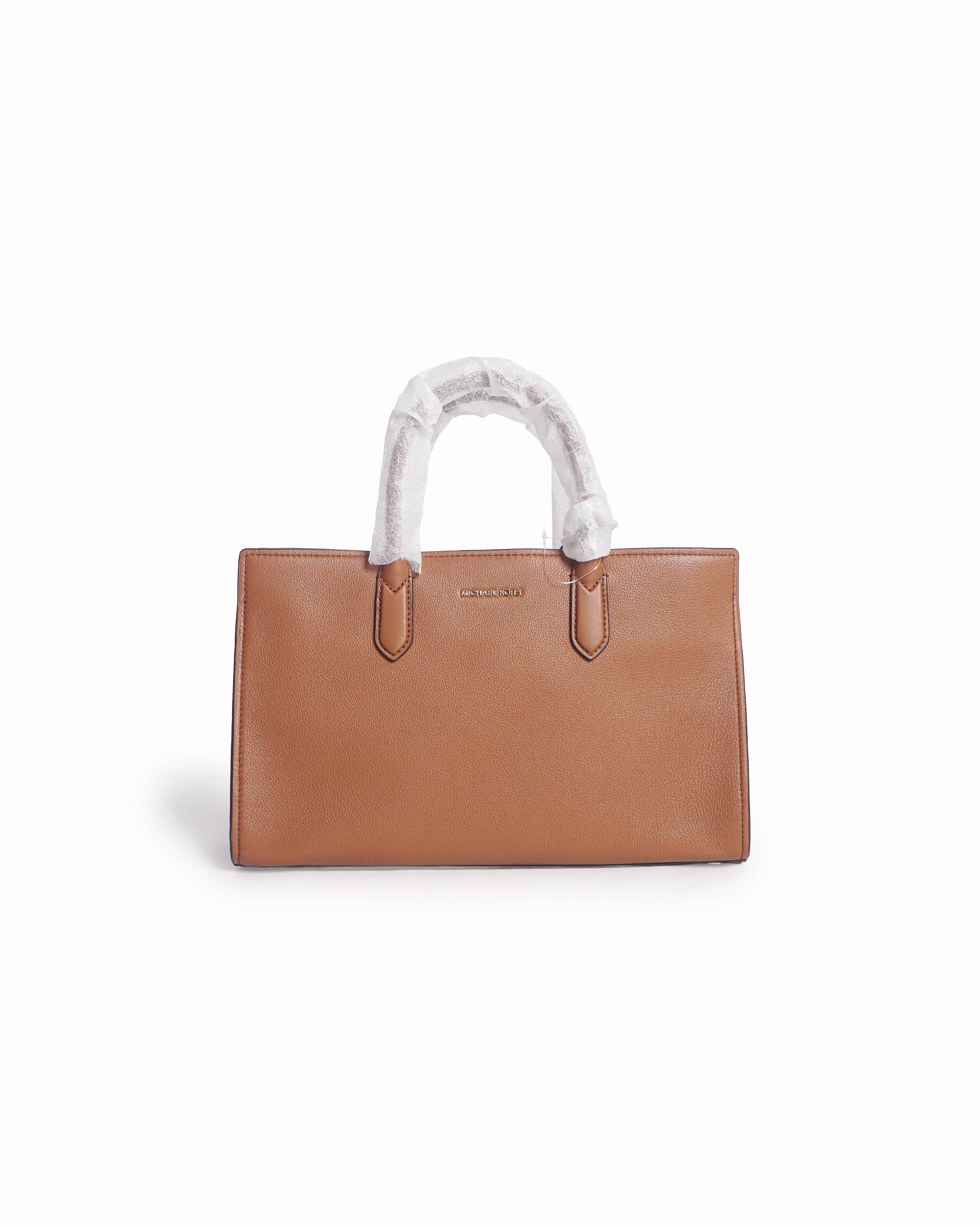 Michael Kors Tan Pebbled Leather Tote Bag