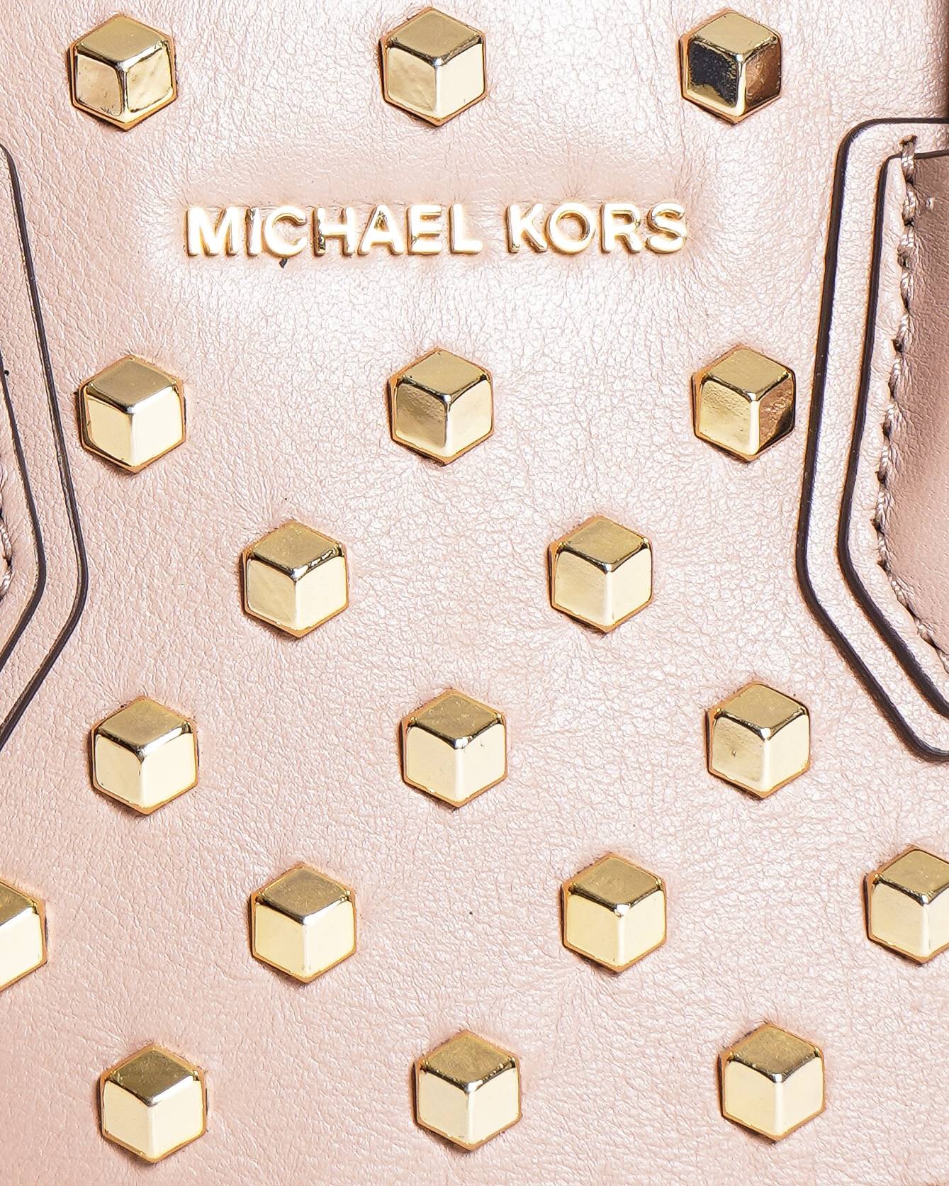Michael Kors Mercer studded leather tote bag