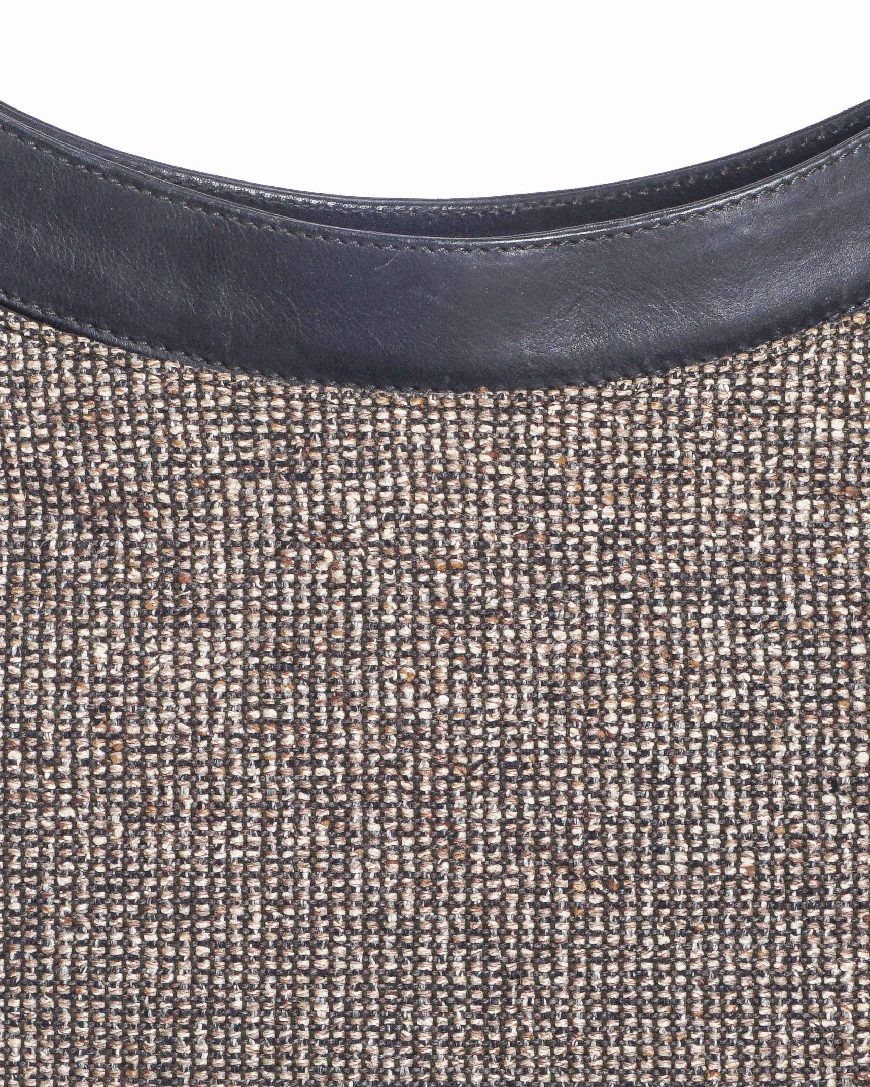 Bally Mesh Tweed Shoulder Bag
