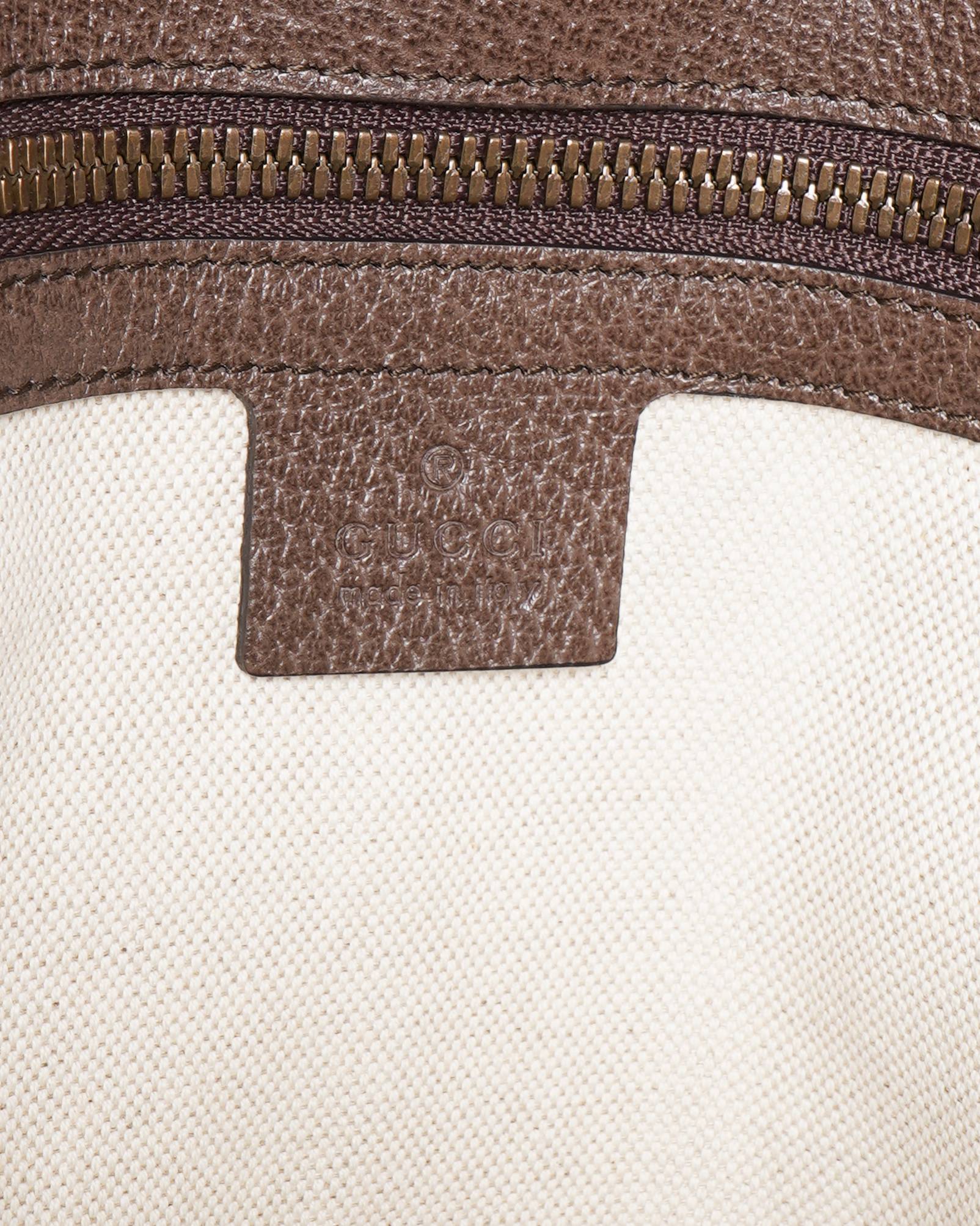 New Gucci GG Supreme Embroidery Tote Bag