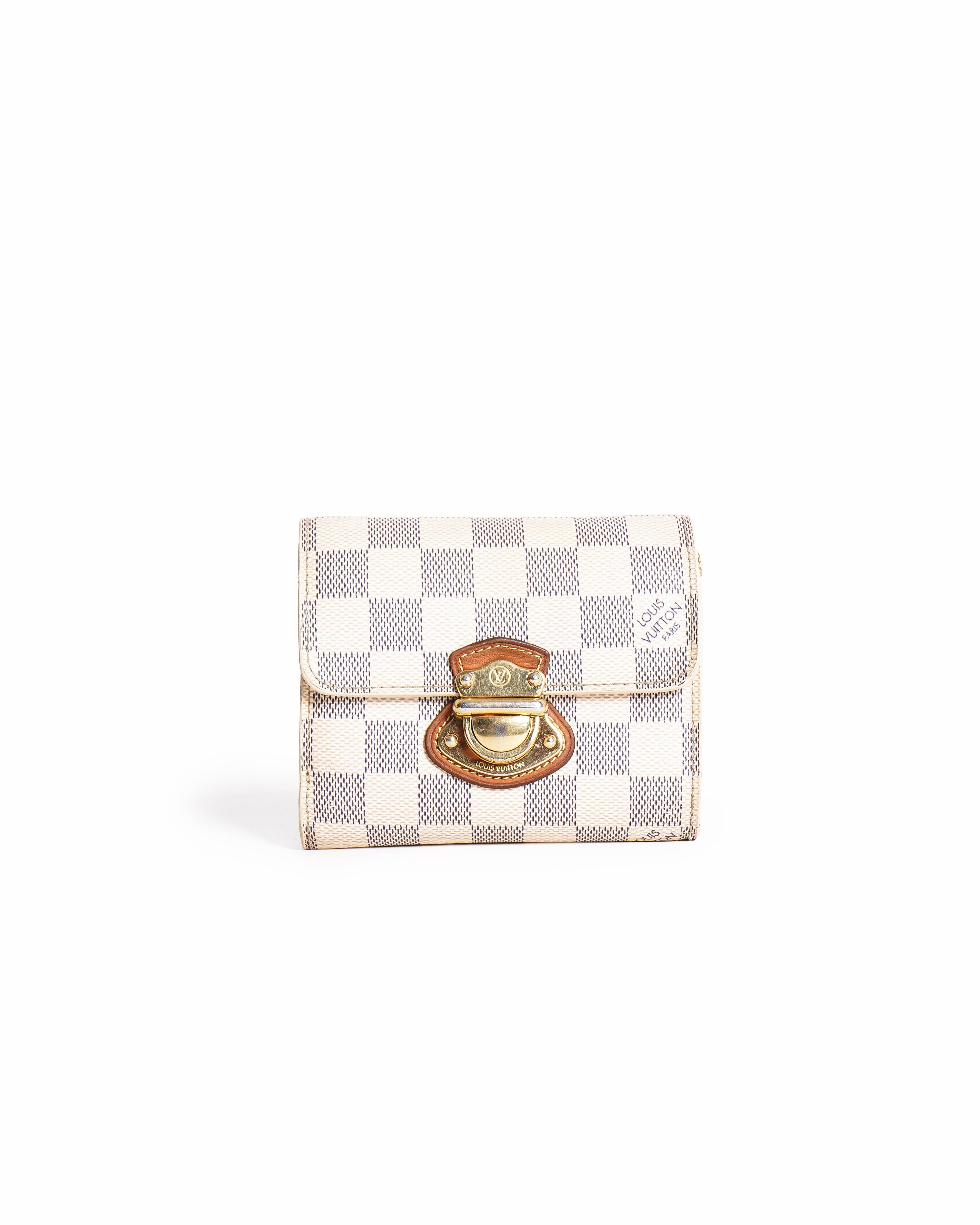 Louis Vuitton Damier Azur Canvas Joey Wallet