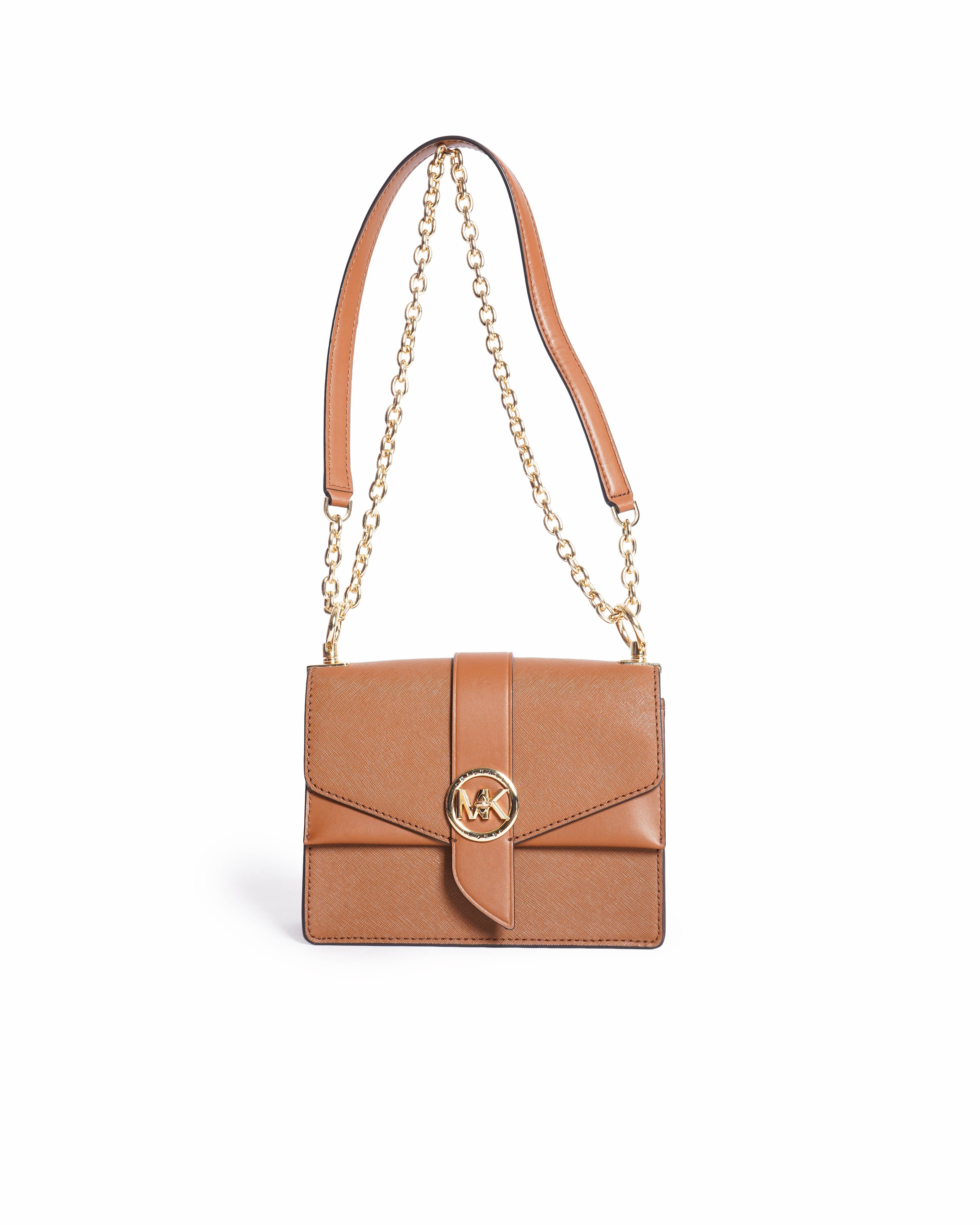 Michael kors greenwich small saffiano leather crossbody in brown