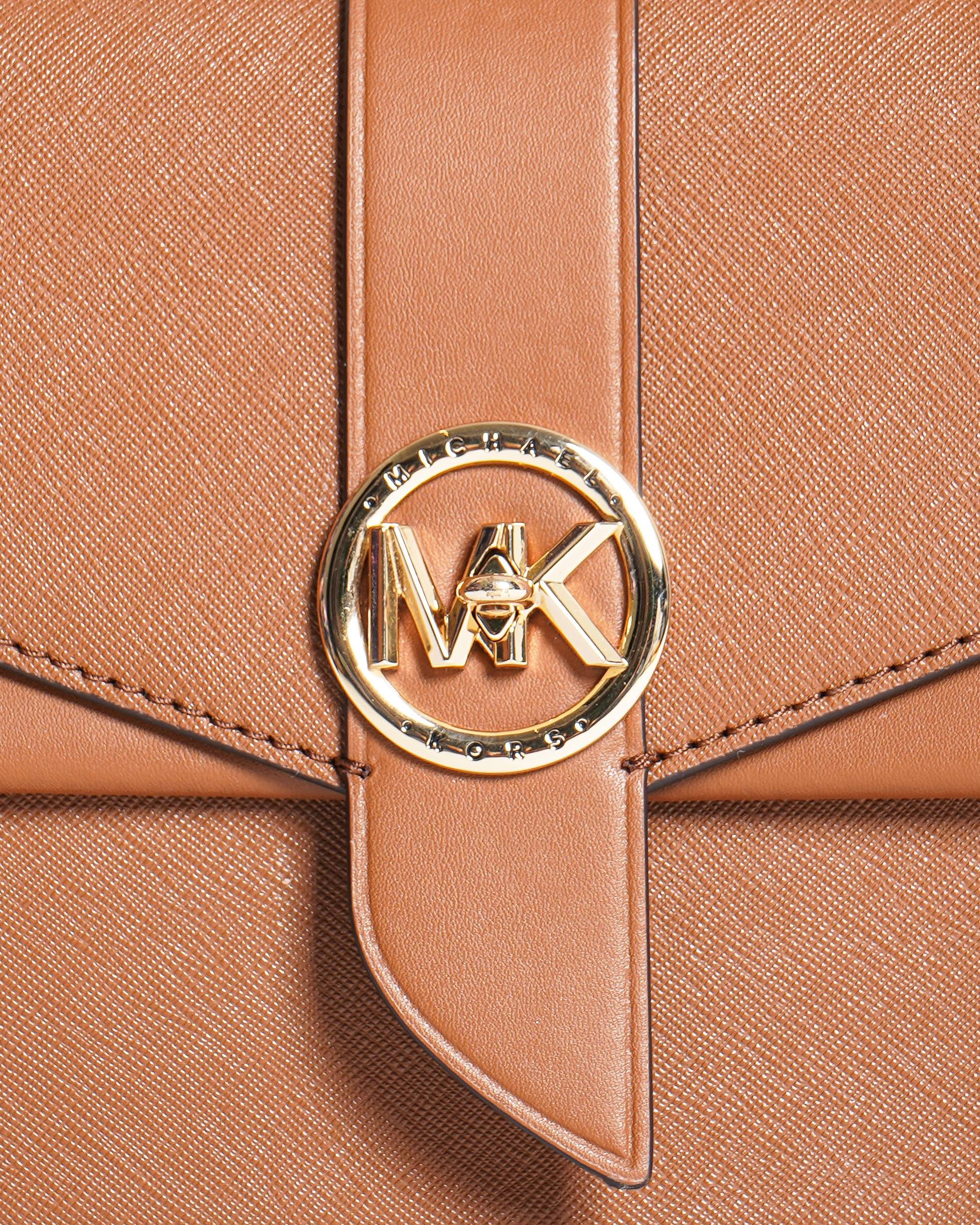 Michael kors greenwich small saffiano leather crossbody in brown