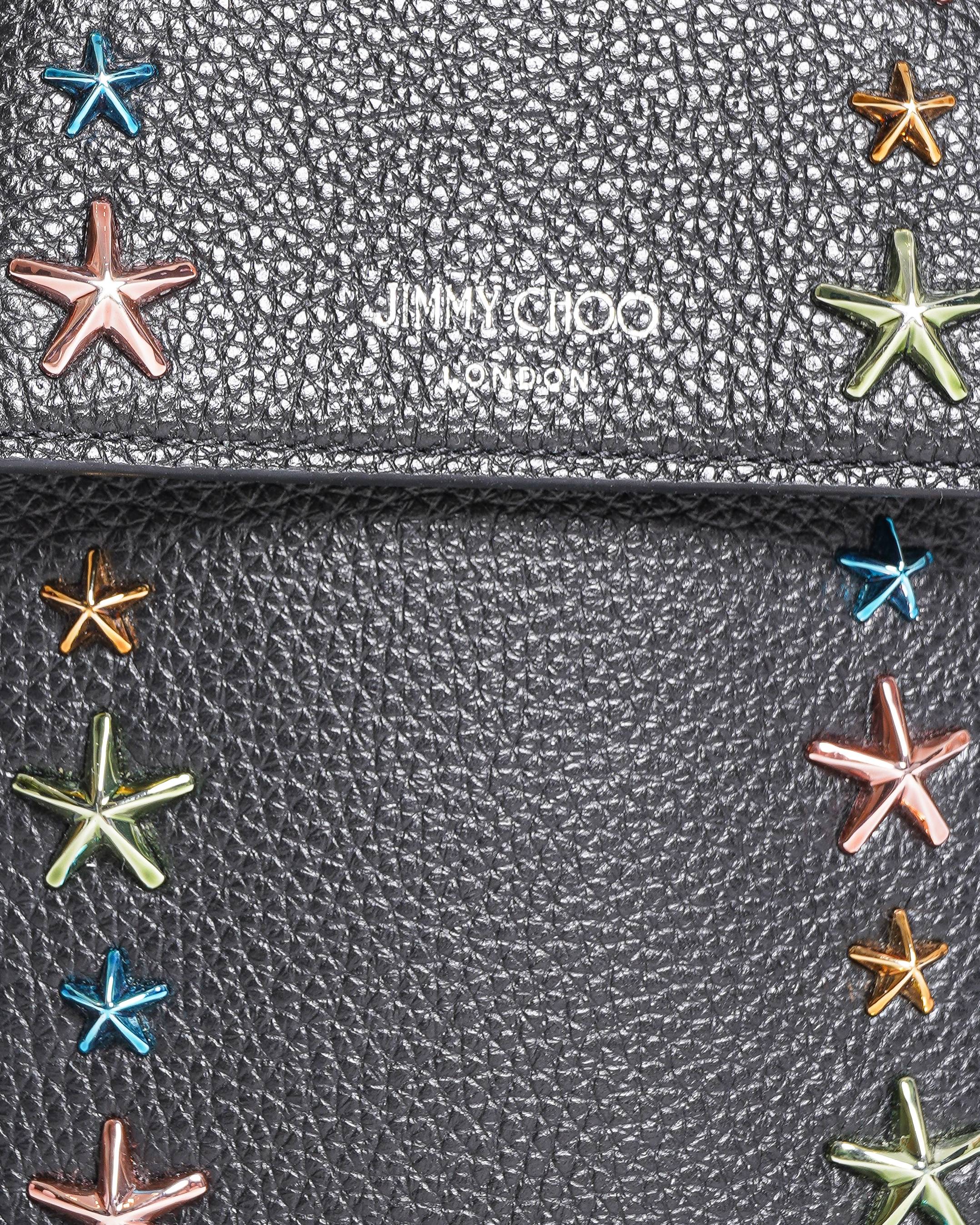 Jimmy Choo Black Pegasi Starfish Phone Crossbody