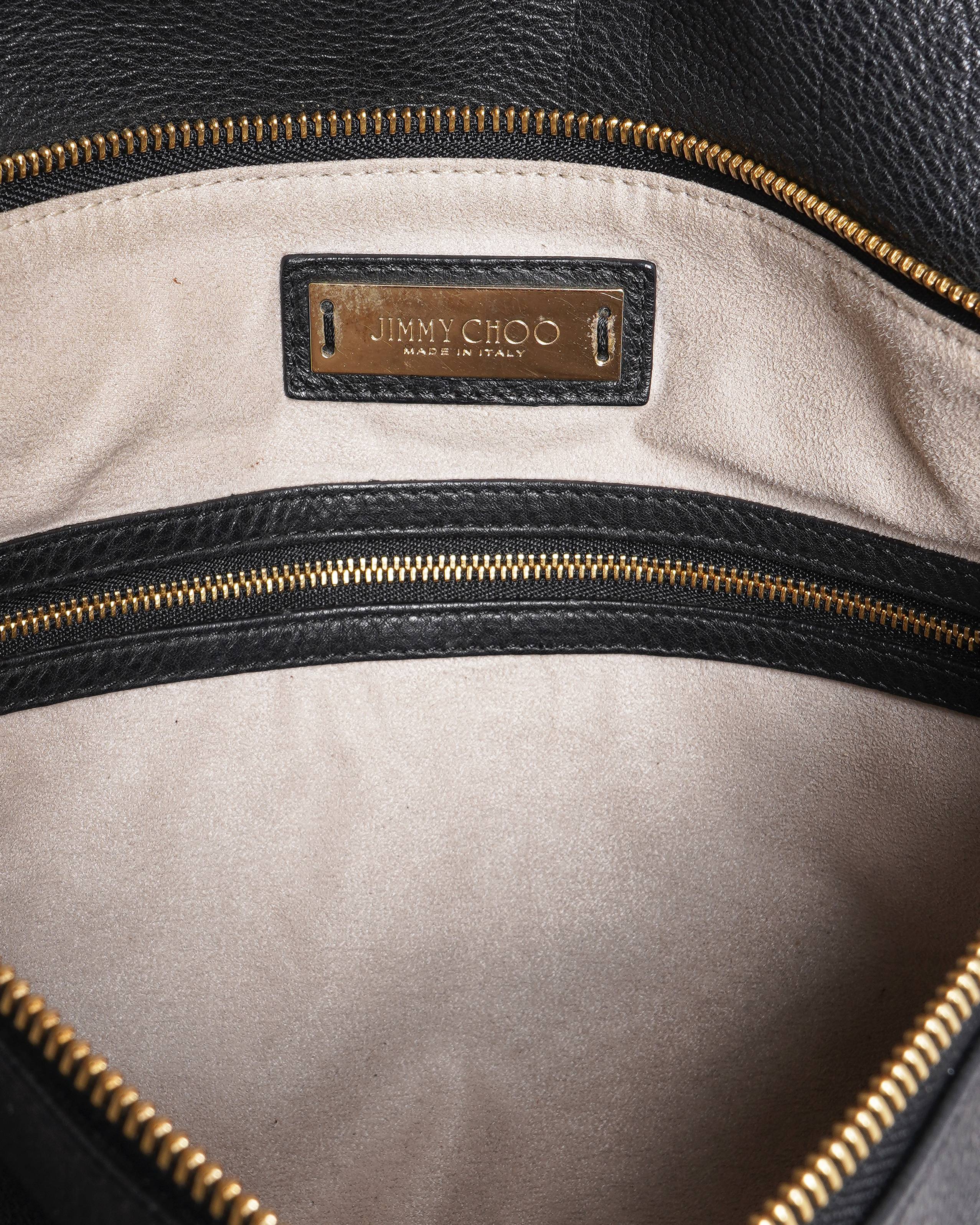 Jimmy Choo Shoulder Bag In Black