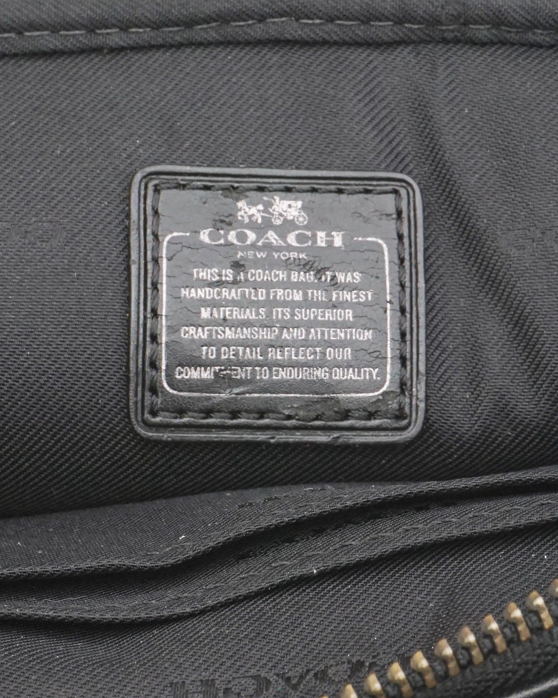 Coach Butterfly Applique Crossbody Clutch In Pebble Leather