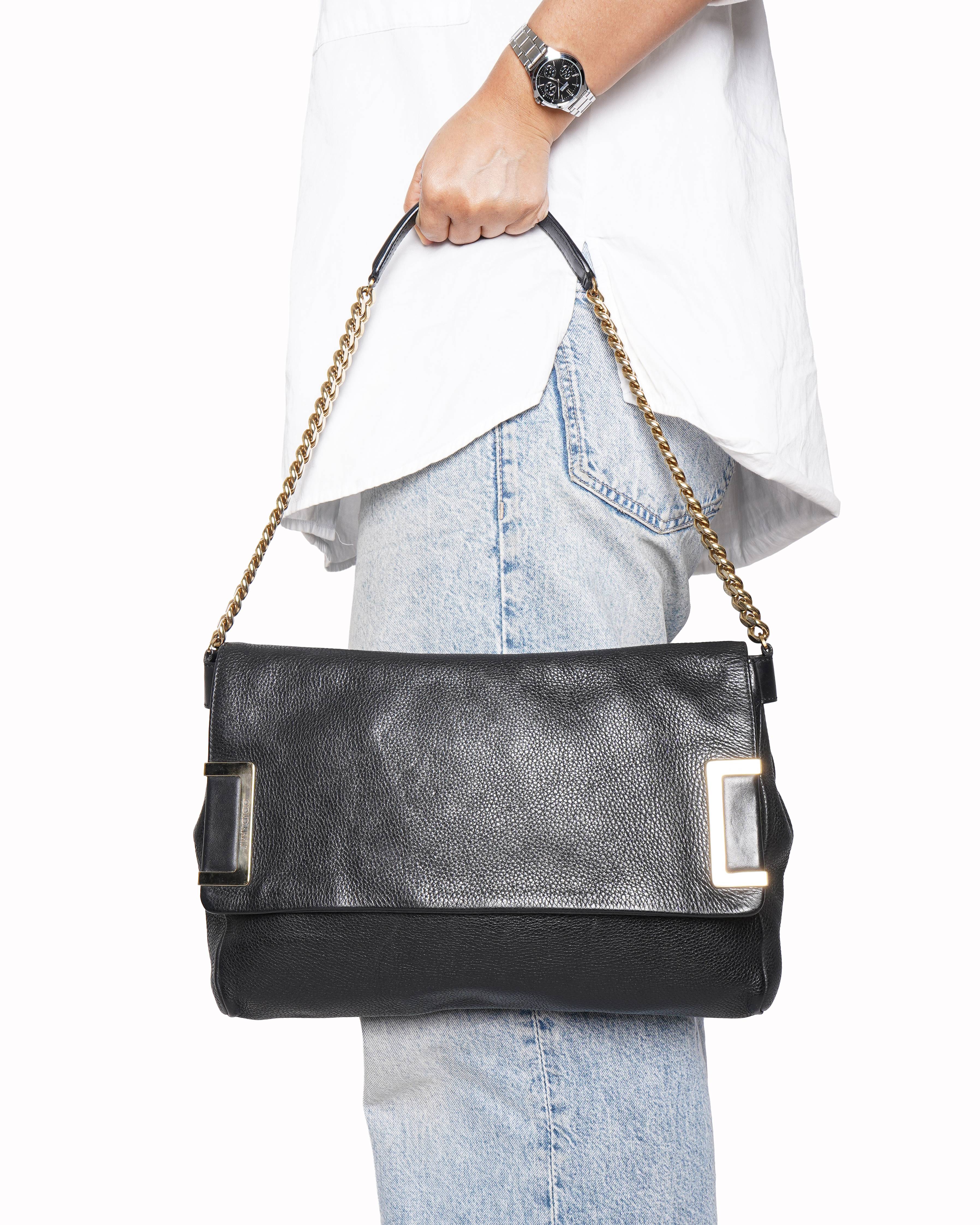 Jimmy Choo Shoulder Bag In Black