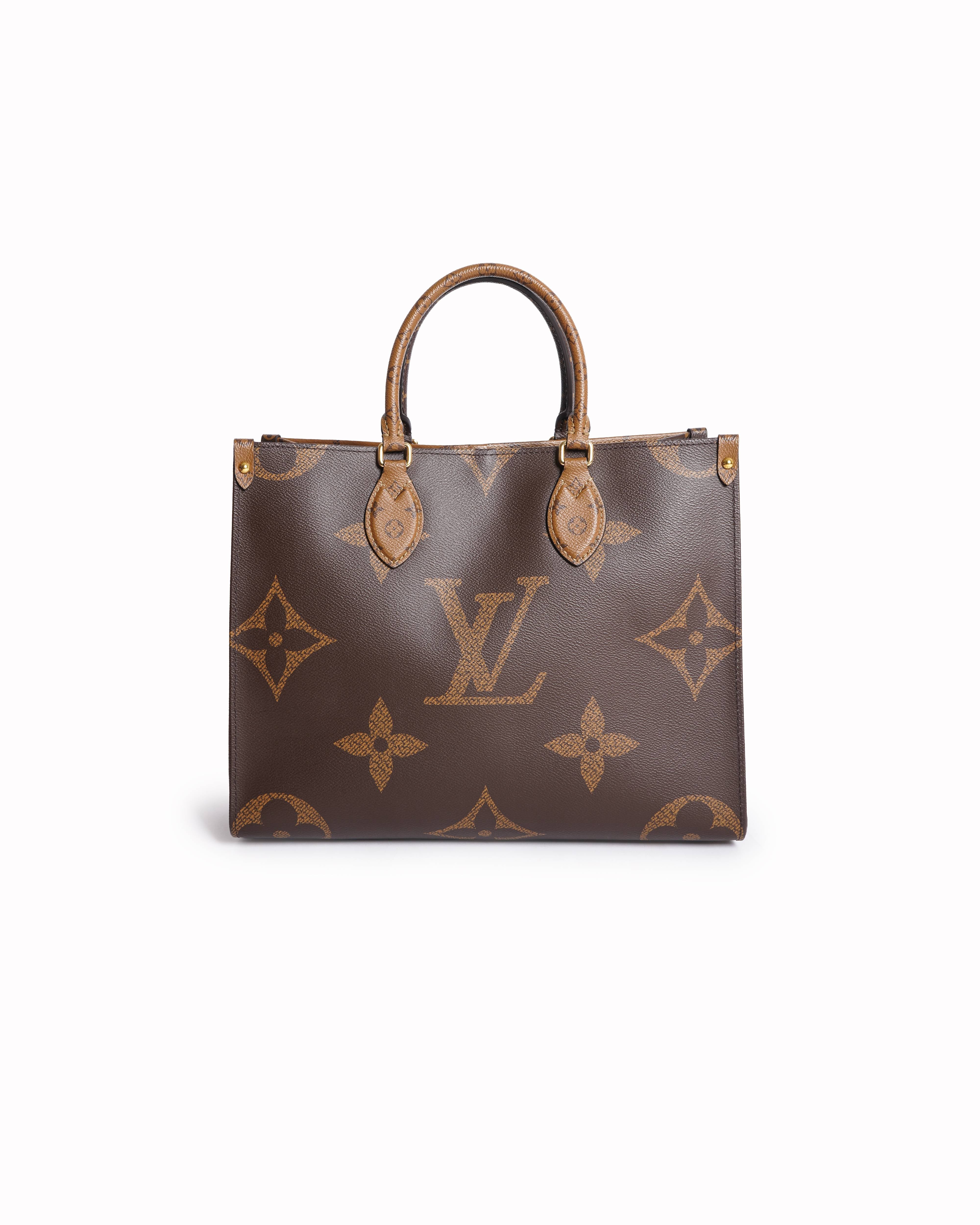 New Louis Vuitton OnTheGo MM Top Handle Bag