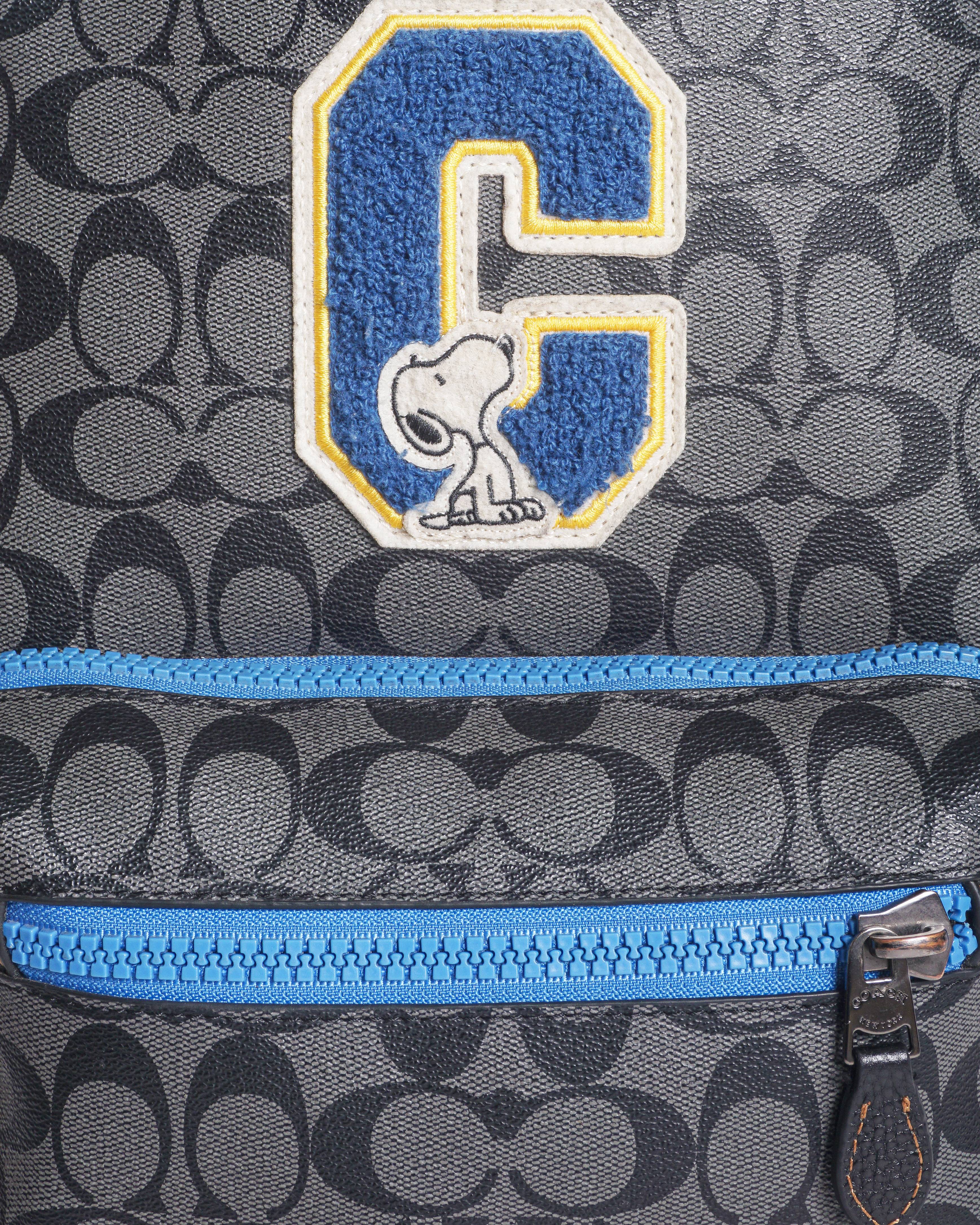 Coach x Peanuts West Signature Canvas Backpack